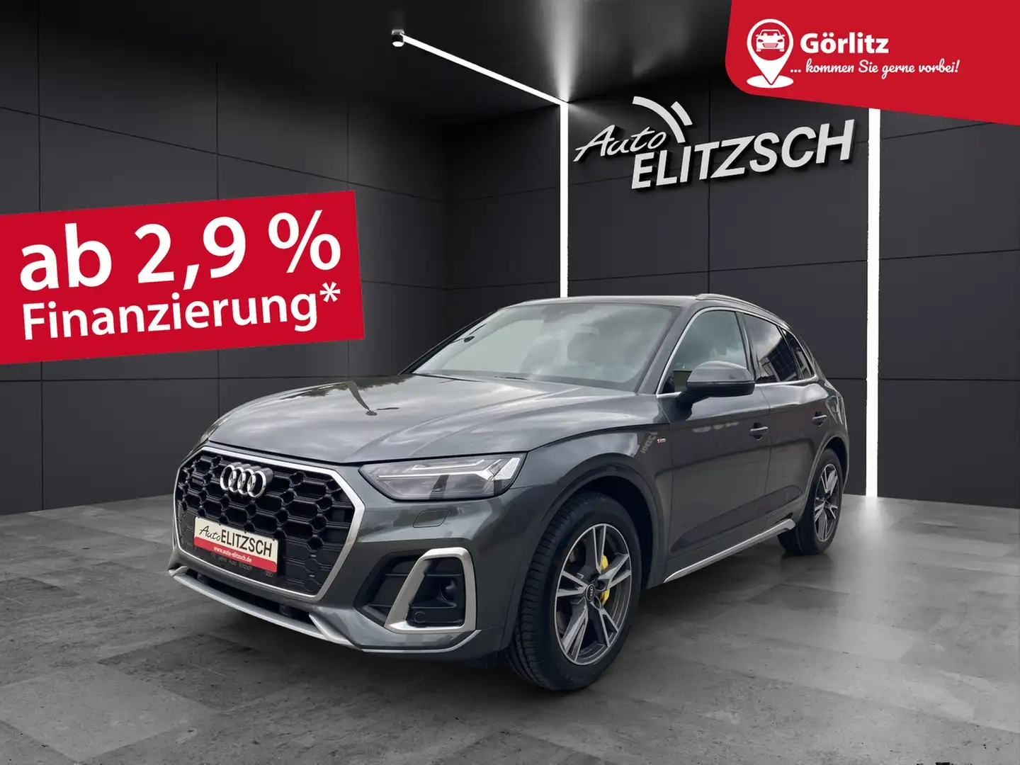 Audi Q5 55 TFSI e quattro S-line Grau - 1