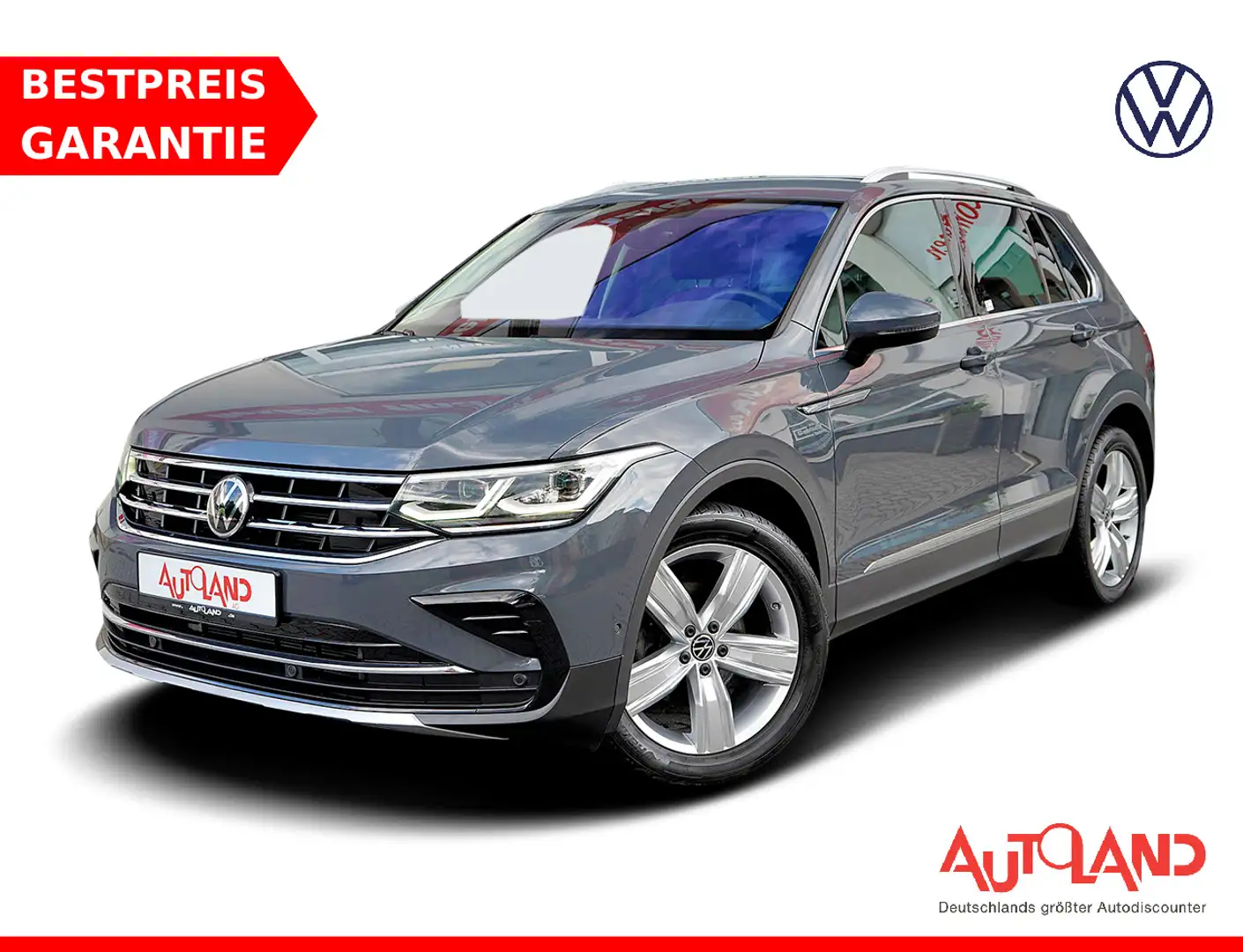 Volkswagen Tiguan 2.0 TDI Elegance LED Navi ACC AHK Kamera Gris - 1