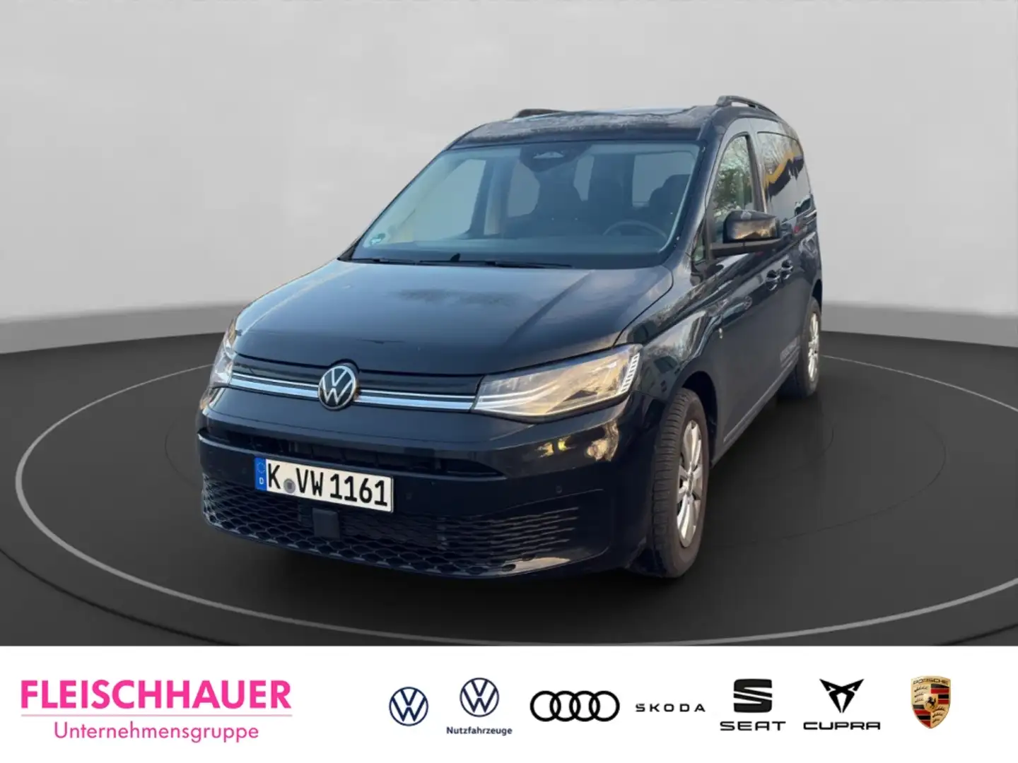 Volkswagen Caddy 2.0 TDI DSG AHK-ab. Navi Digitales Cockpit LED ACC Schwarz - 1