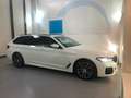 BMW 530 530d Touring mhev 48V Msport auto Bianco - thumbnail 2