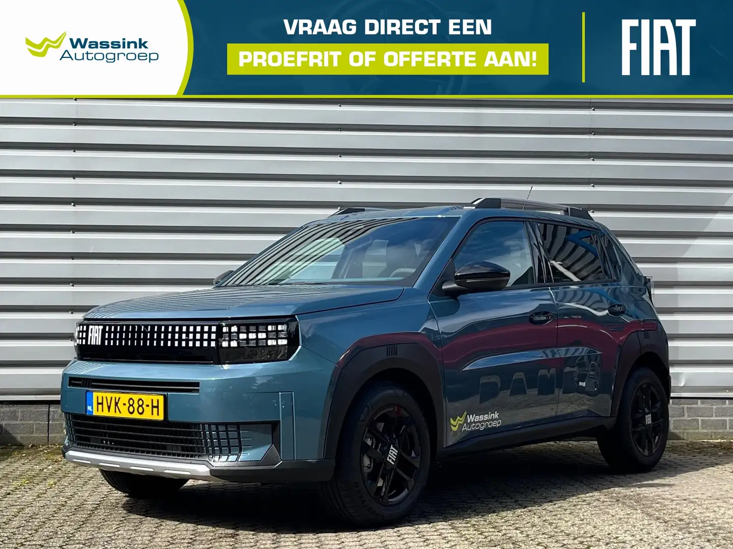 Fiat Grande Panda 1.2 Hybrid 100pk eDCT6 Icon | Sensoren Achter | Au Blauw - 1