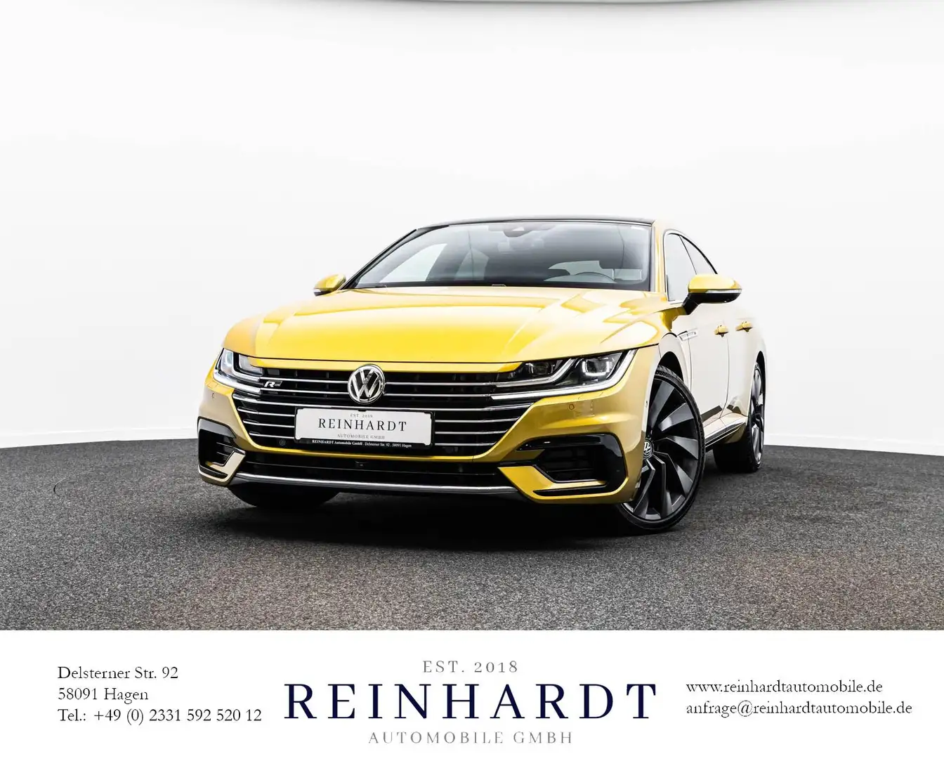 Volkswagen Arteon 2.0TSi R LINE/20Z./ACC/PANO/MASSAGE/360° Gelb - 1