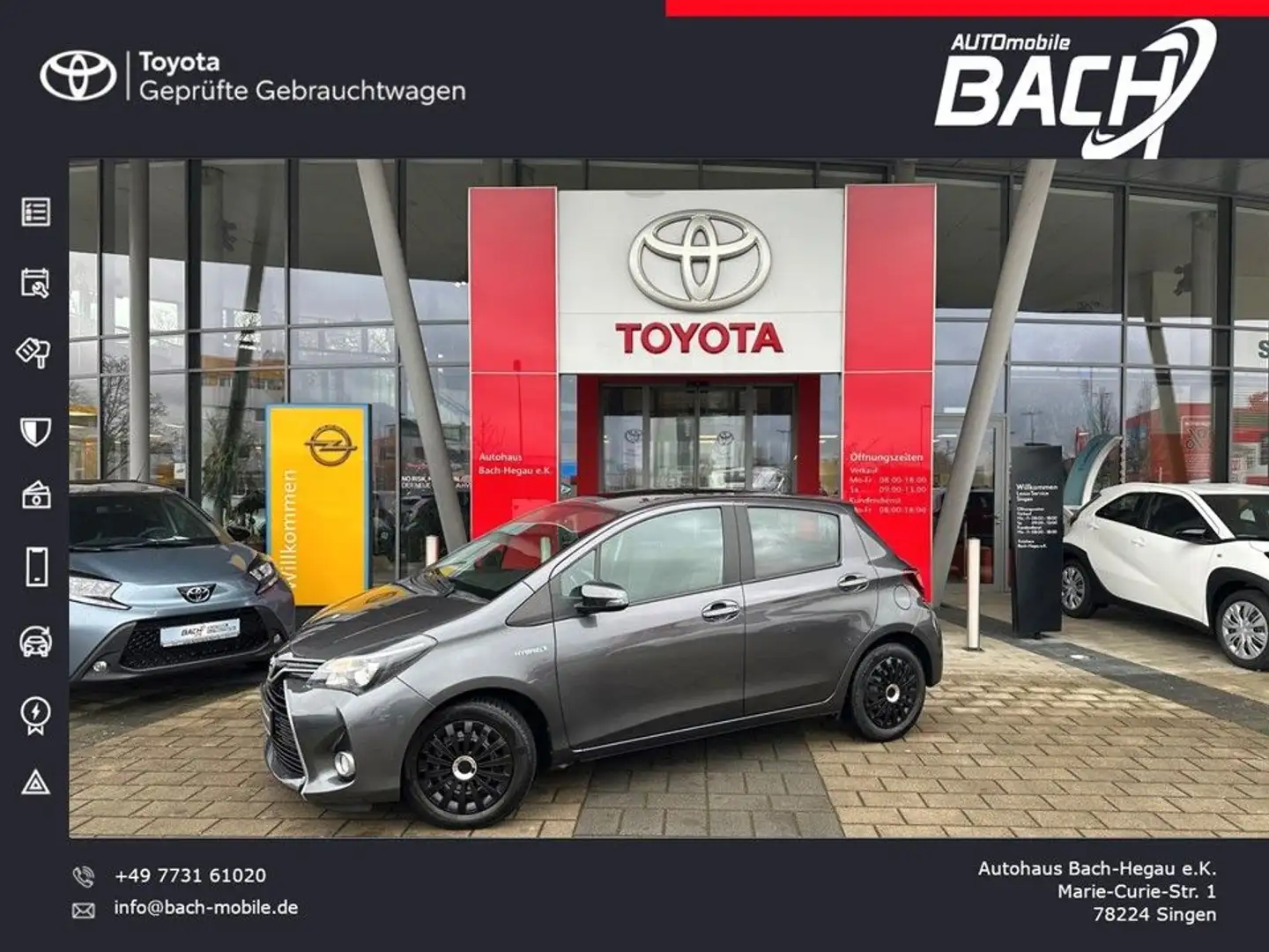 Toyota Yaris Comfort Hybrid,AUTOMATIK,KAMERA,BLUETOOTH Grau - 1