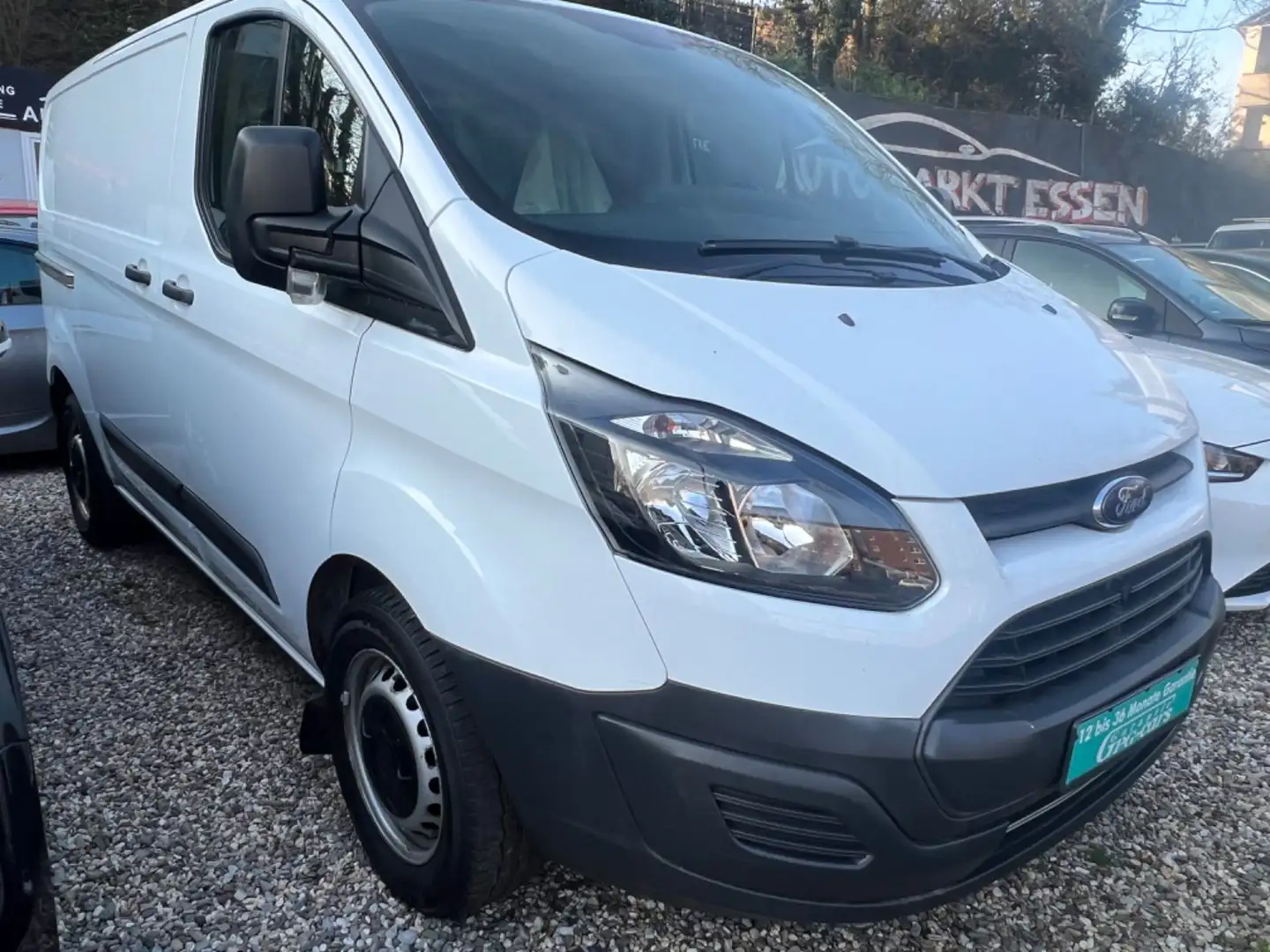 Ford Transit Custom Kasten*TÜV NEU*1 HAND*ZAHNRIEM NE Weiß - 2