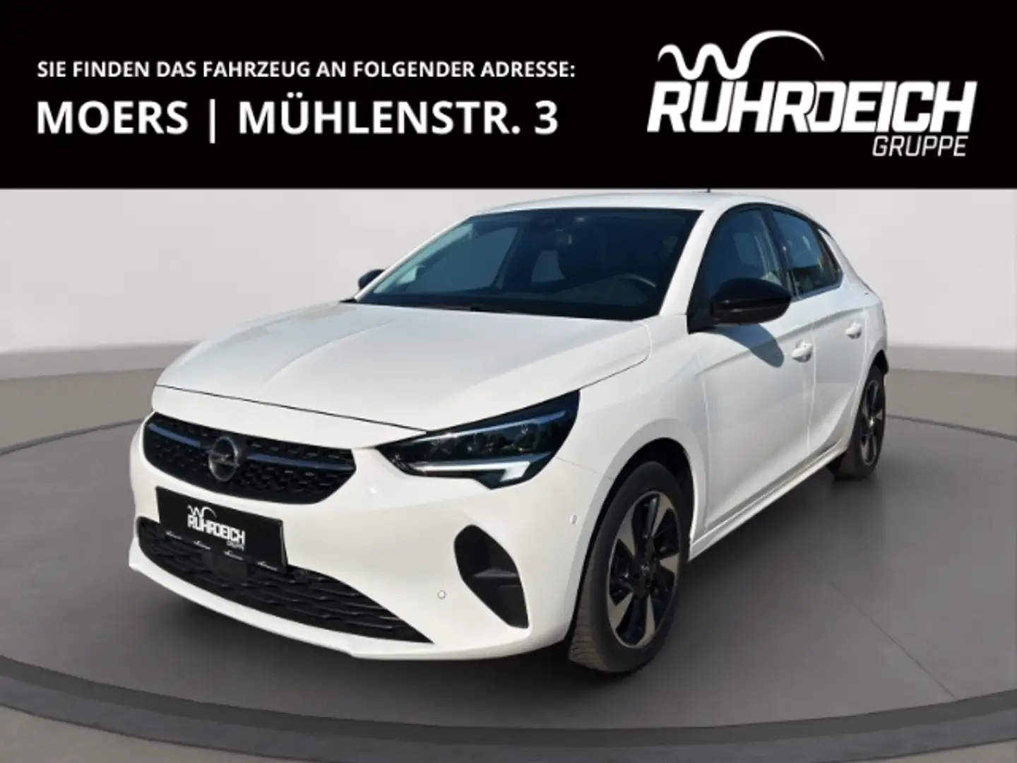Opel Corsa-e Elegance Navi LED Apple CarPlay Android Auto Klima Blanc - 1