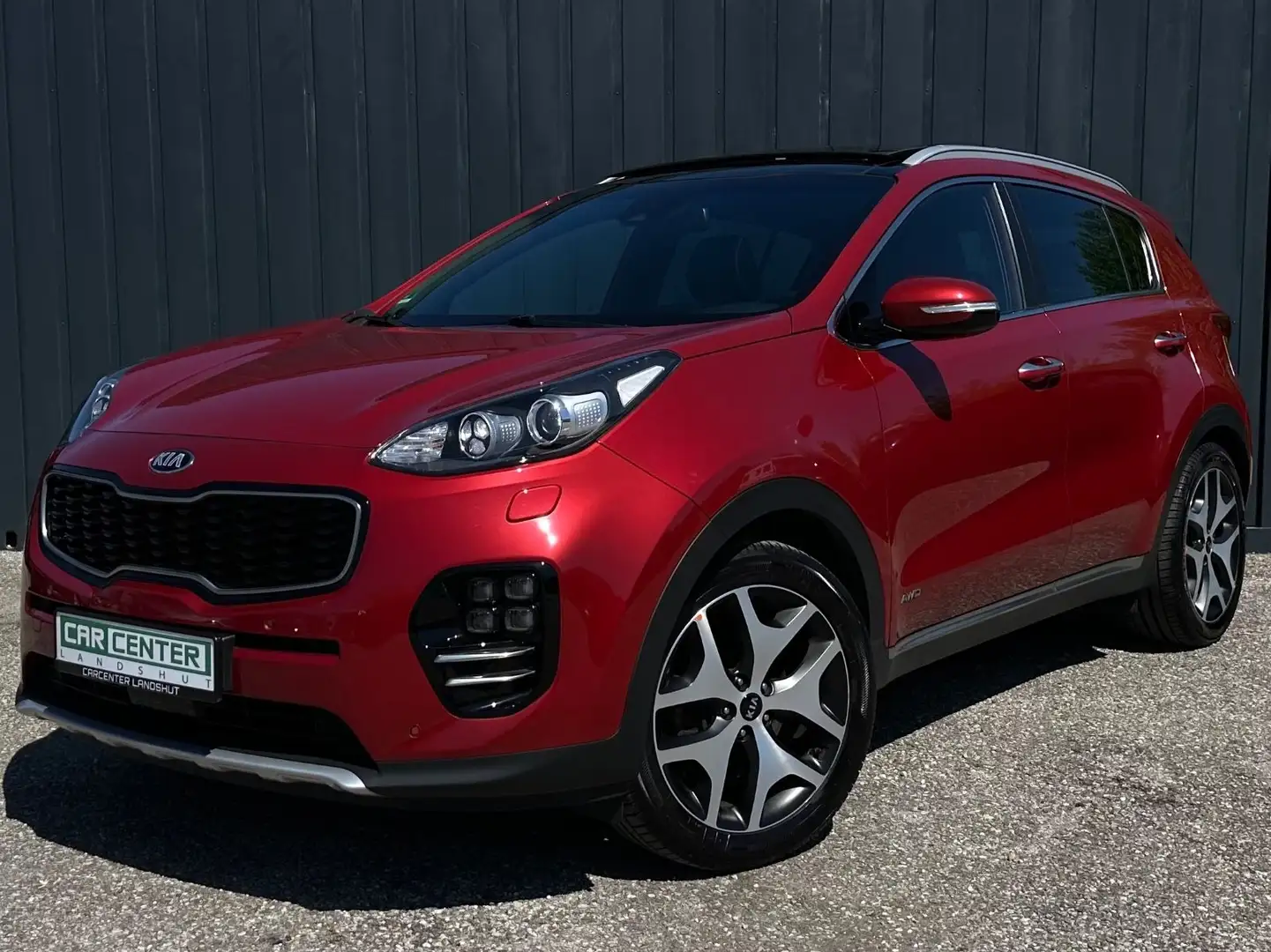 Kia Sportage 1.6 T-GDI GT-Line 4WD XENON,PANO,LEDER Rojo - 1