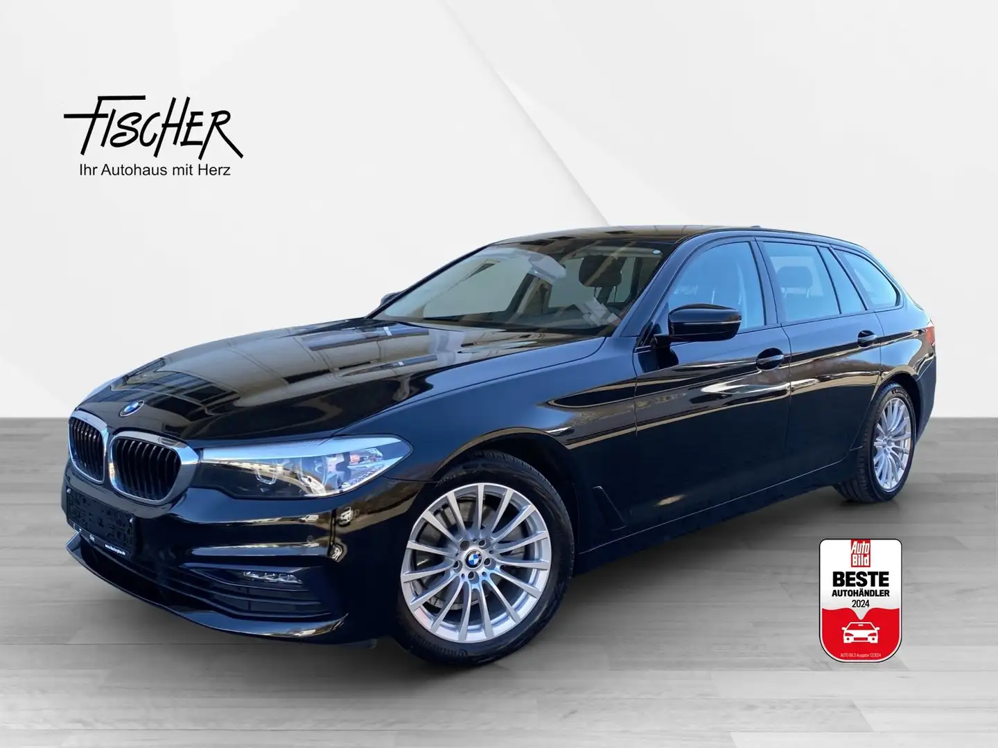 BMW 520 d Touring Sport Line 1.Hd HiFi Navi Ambiente  520 Black - 1