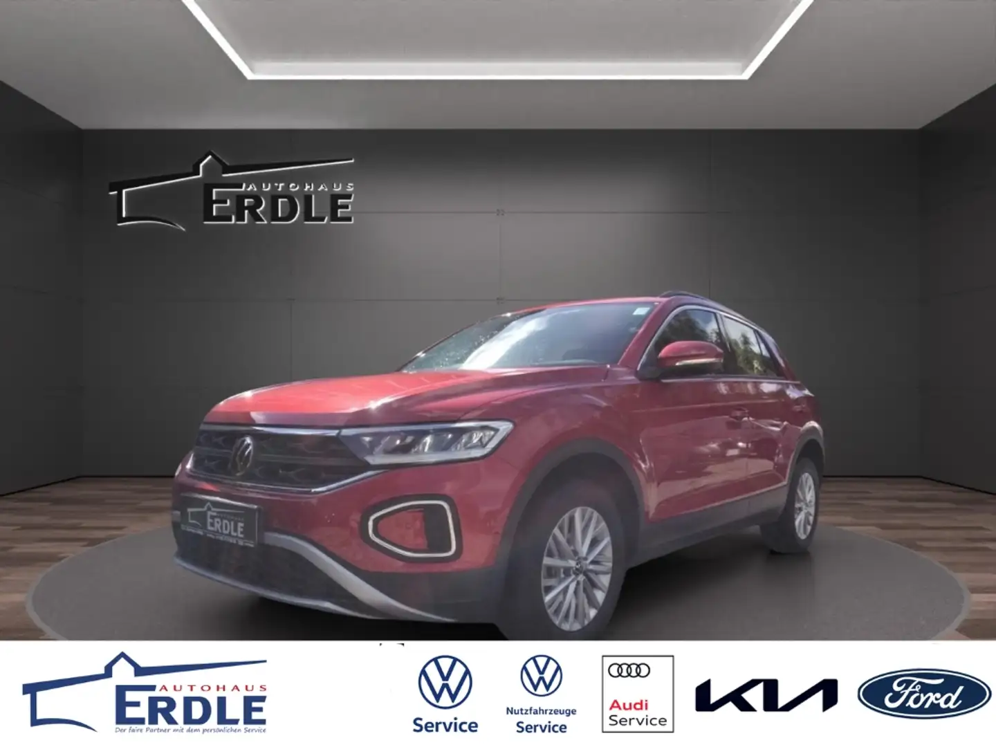 Volkswagen T-Roc Life 1.0 TSI *5-Jahres Gar *SHZ *Navi Rot - 1