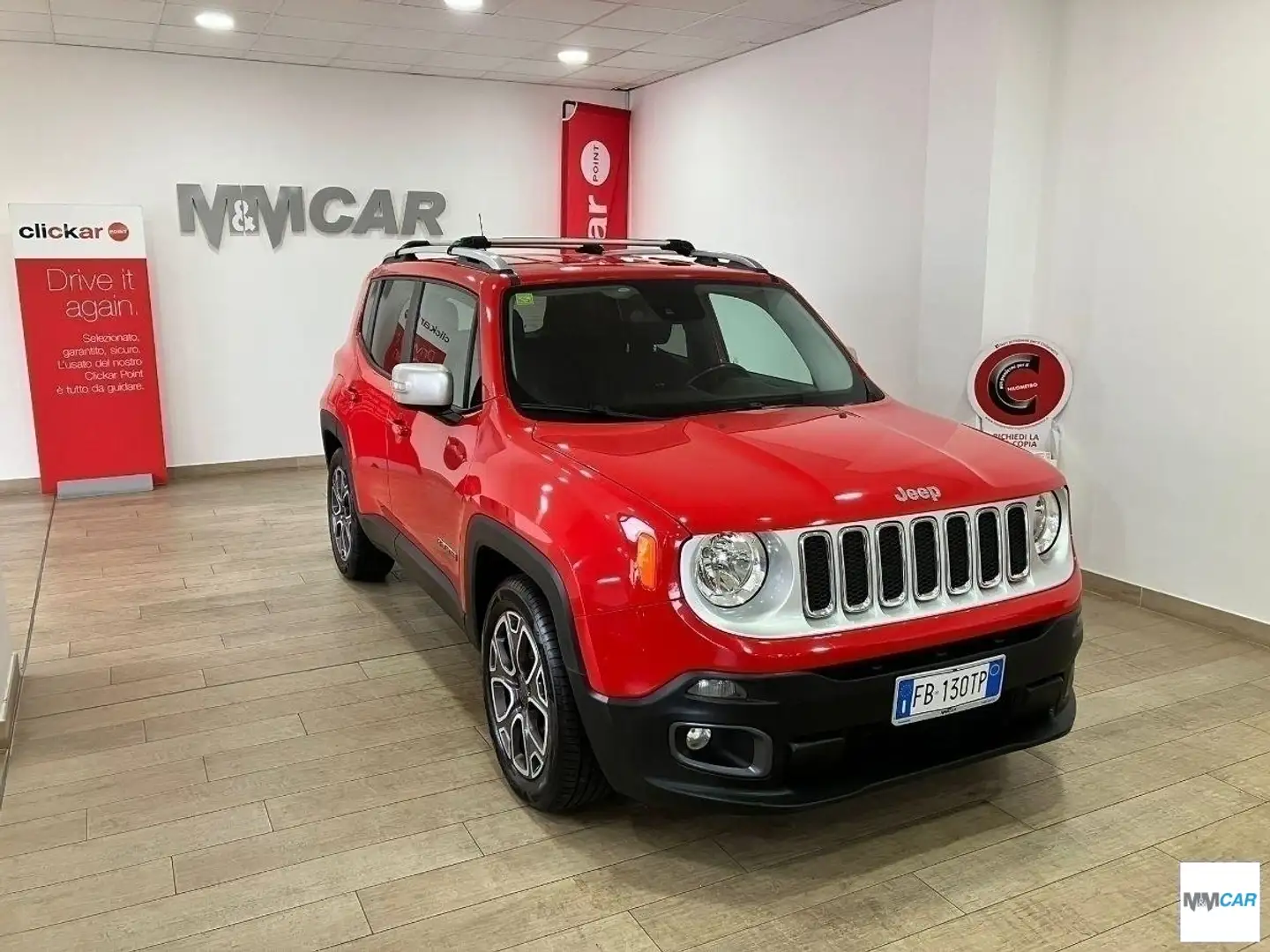 Jeep Renegade 1.6 Mjt 120CV Limited Rosso - 1