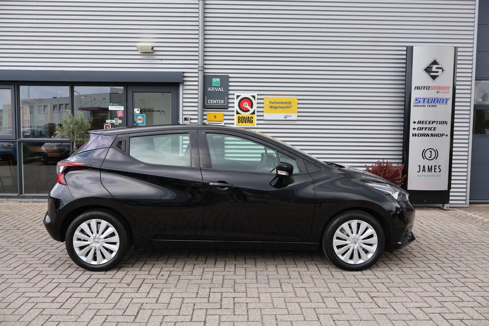 Nissan Micra 1.0 Acenta 1e Eigenaar | NL-Auto | Volledig Onderh Negro - 2