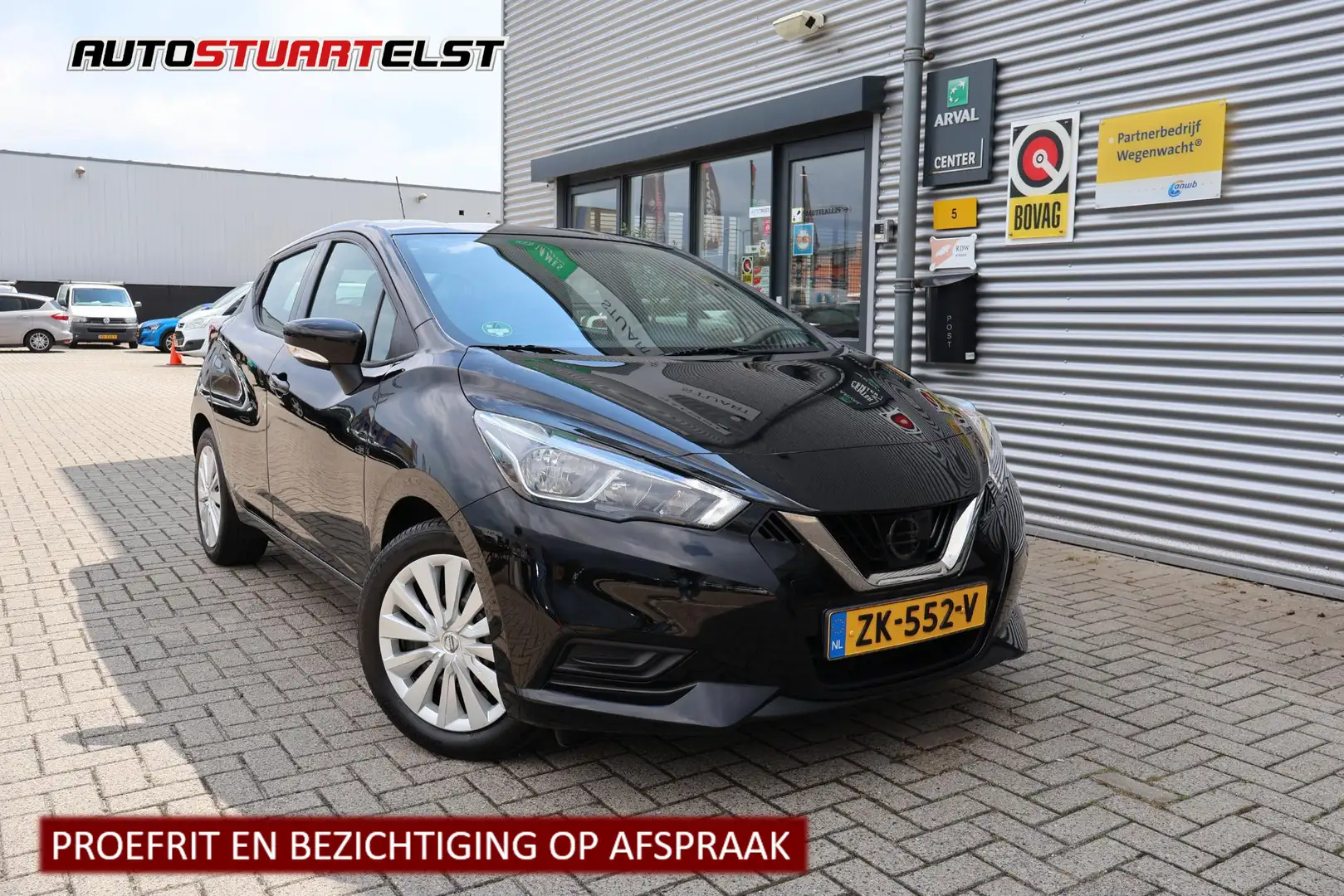 Nissan Micra 1.0 Acenta 1e Eigenaar | NL-Auto | Volledig Onderh Negro - 1
