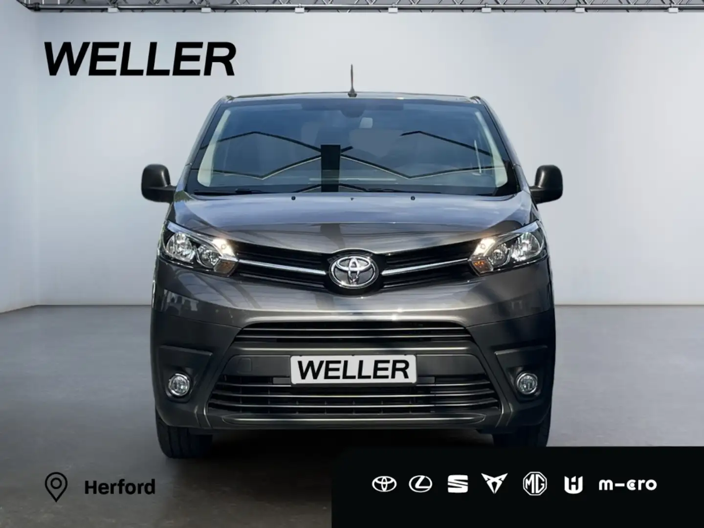 Toyota Proace 2,0l-D-4D L2 Comfort *CAM*TWA*PDC*CarPlay* Gris - 2