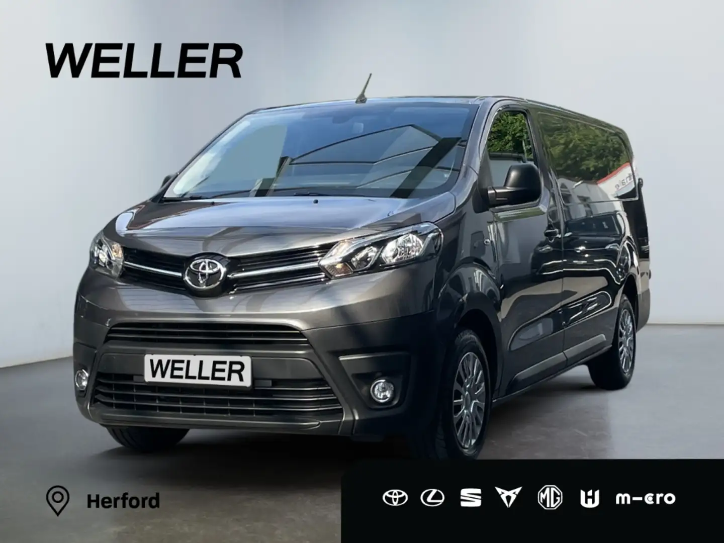 Toyota Proace 2,0l-D-4D L2 Comfort *CAM*TWA*PDC*CarPlay* Gris - 1
