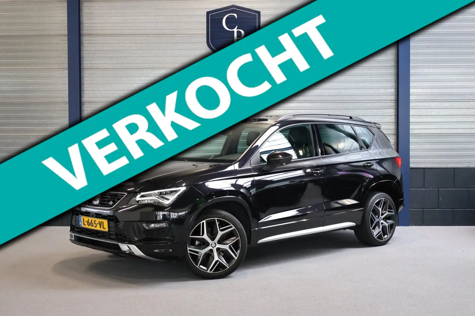 SEAT Ateca 1.4 EcoTSI FR LED/VIRTUAL/SFEER/HALF LEER+ALCANTAR Noir - 1
