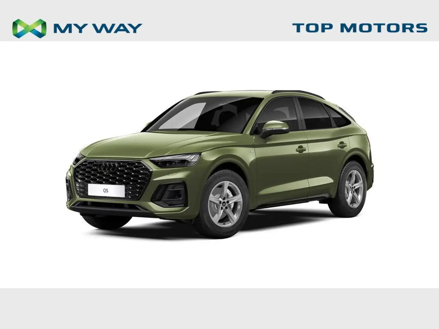 Audi Q5 Sportback S-LINE*AUTOMAAT*GPS*CARPLAY*CAMERA*TOPWA Vert - 1