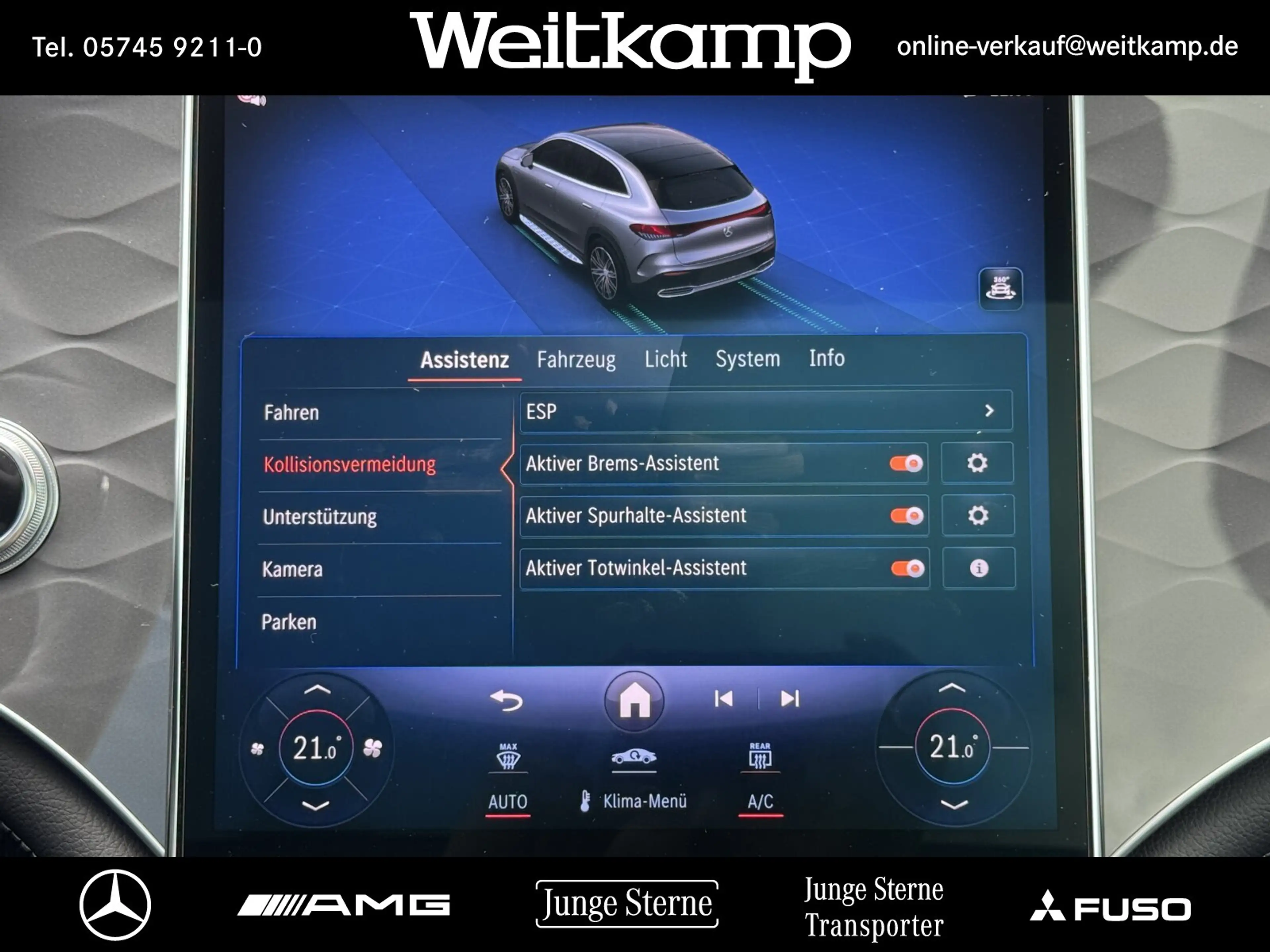 Mercedes-Benz EQE SUV EQE 350 4MATIC DIGI-LIGHT+AHK+PANO+DISTRO.+360°+ — photo 15