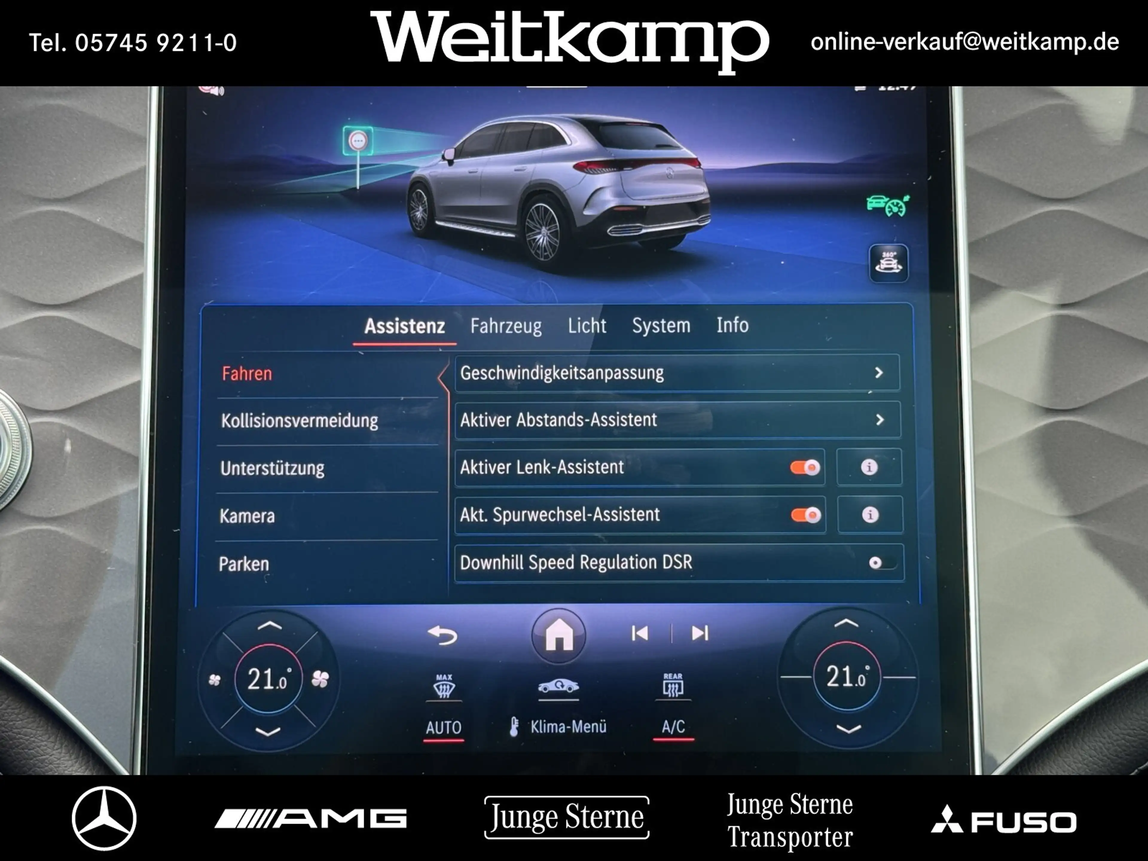 Mercedes-Benz EQE SUV EQE 350 4MATIC DIGI-LIGHT+AHK+PANO+DISTRO.+360°+ — photo 14