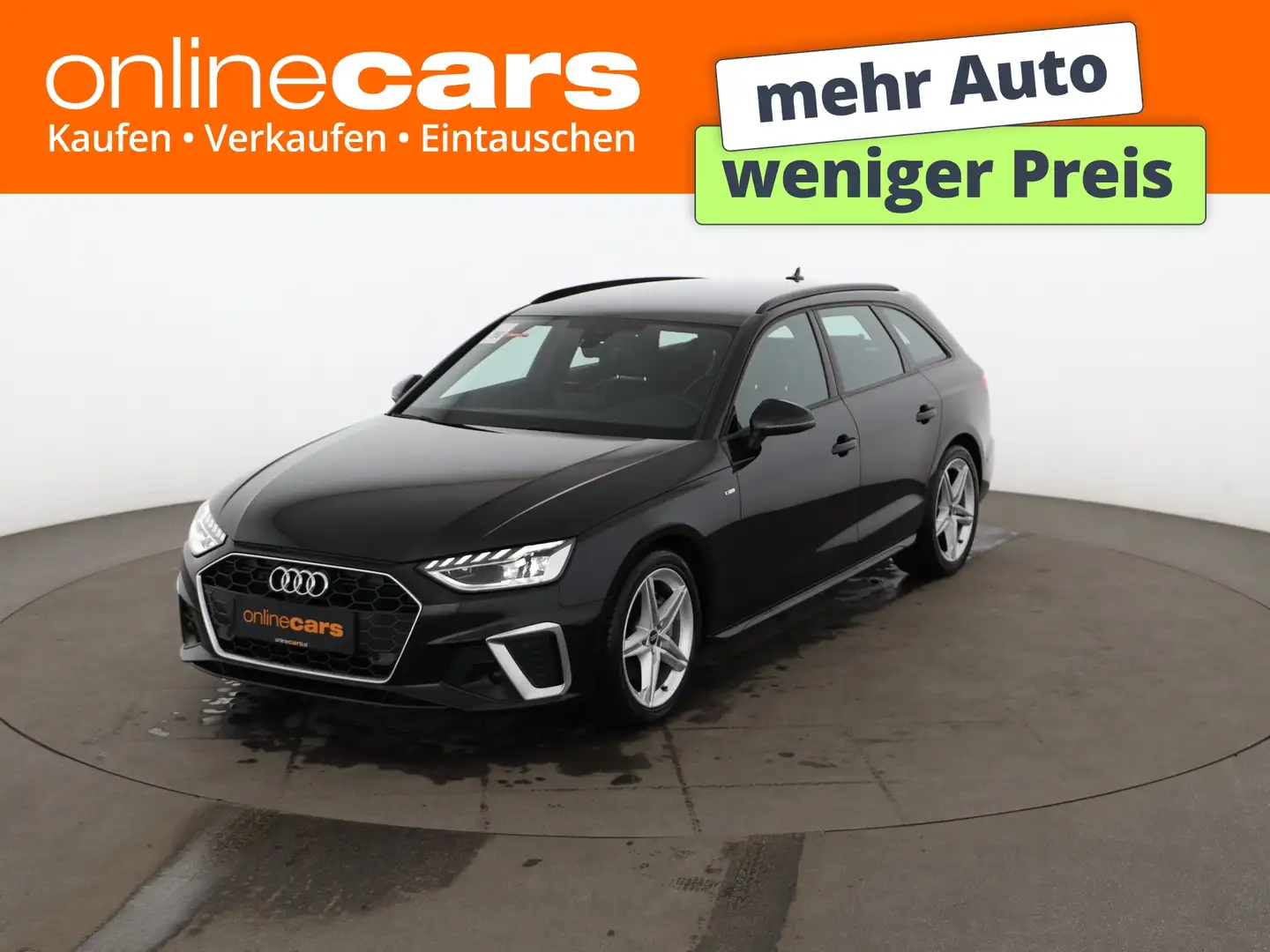 Audi A4 Avant 40 TDI S-Line Aut LED 360-CAM RADAR NAVI Schwarz - 1