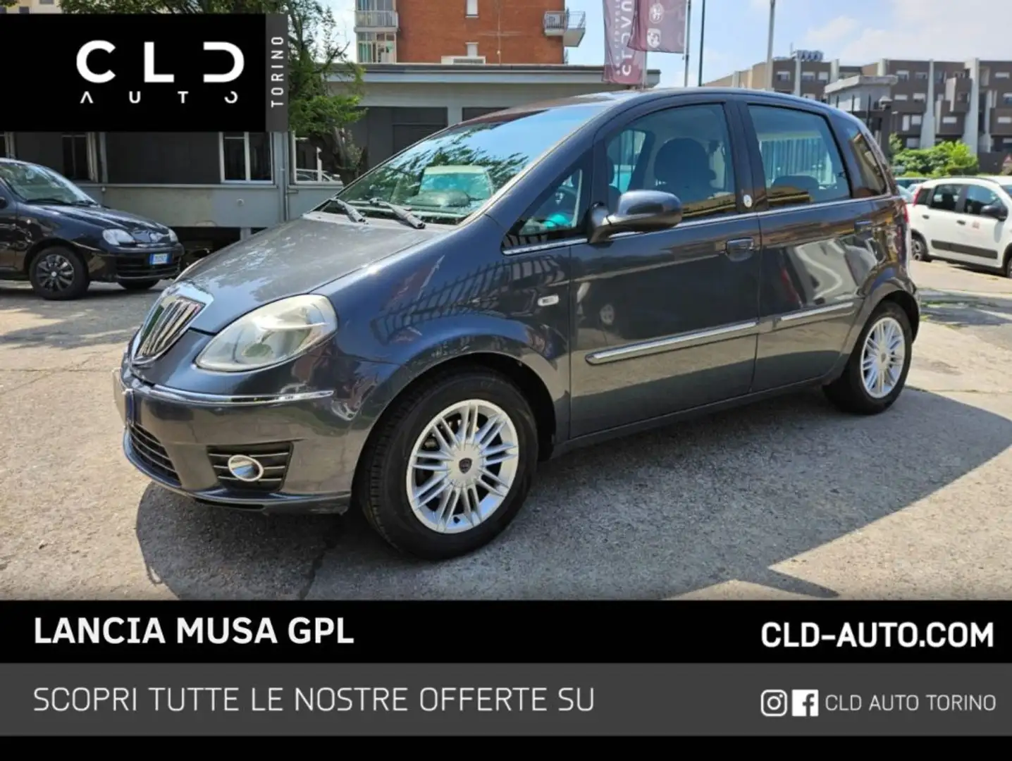 Lancia MUSA 1.4 Argento Ecochic GPL Grigio - 1