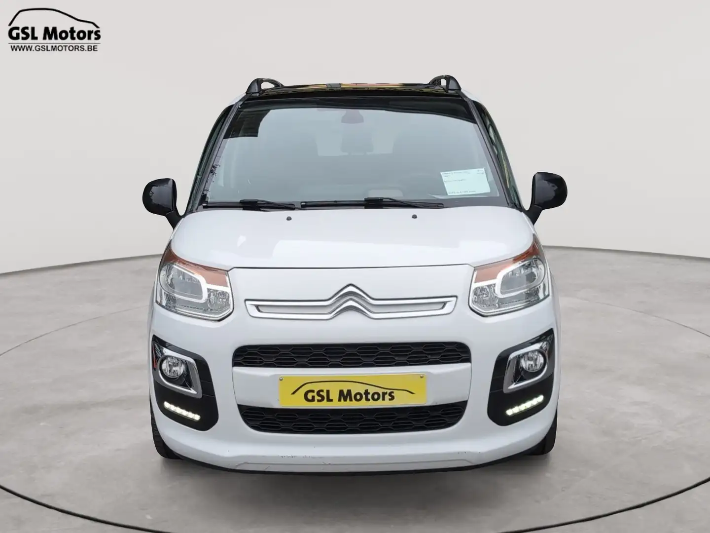 Citroen C3 Picasso 1.6 BlueHDi 99cv blanc 06/16 Airco  GPS Caméra Blanc - 2