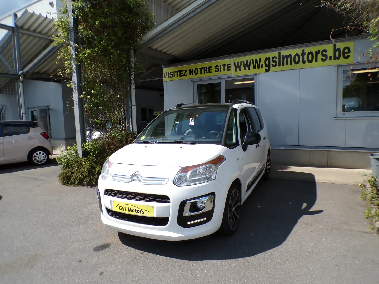Citroen C3 Picasso 1.6 BlueHDi 99cv blanc 06/16 Airco  GPS Caméra Wit - 1