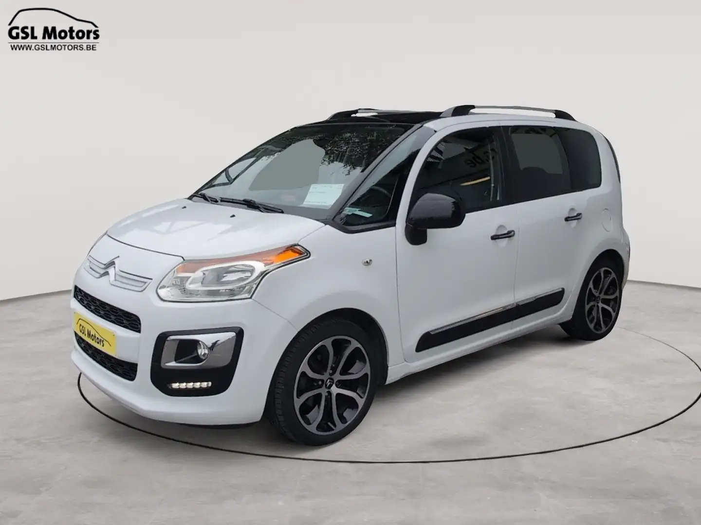 Citroen C3 Picasso 1.6 BlueHDi 99cv blanc 06/16 Airco  GPS Caméra Blanc - 1