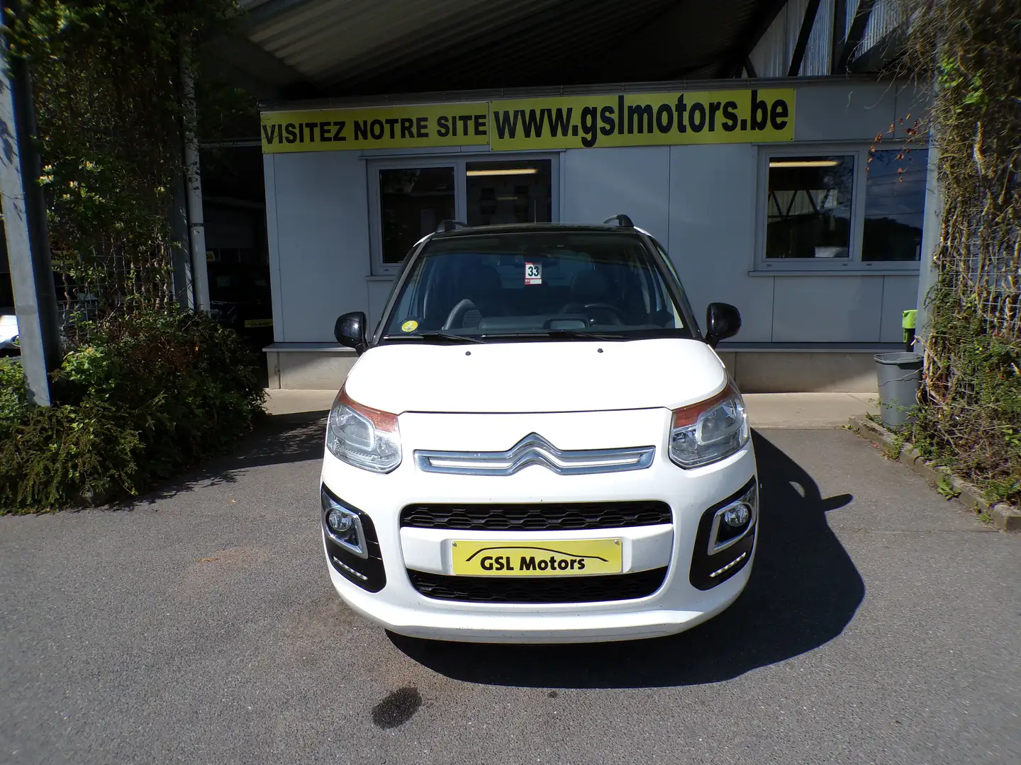 Citroen C3 Picasso 1.6 BlueHDi 99cv blanc 06/16 Airco  GPS Caméra Wit - 2