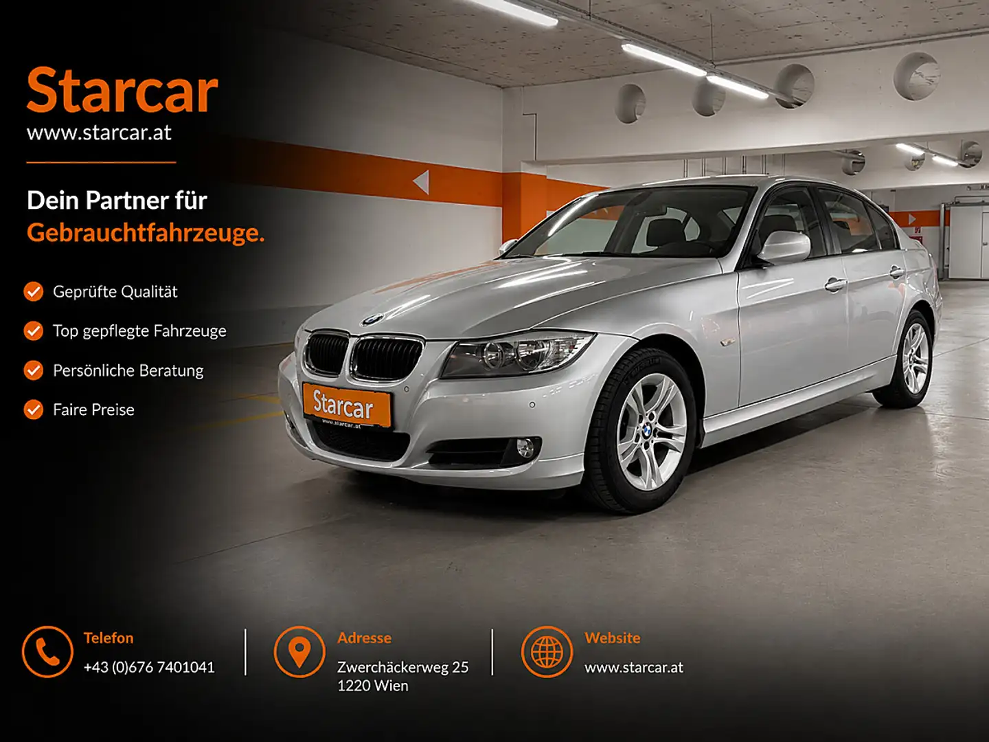 BMW 318 d Österreich-Paket*1.BESITZ*KLIMA*PDC* Grau - 1