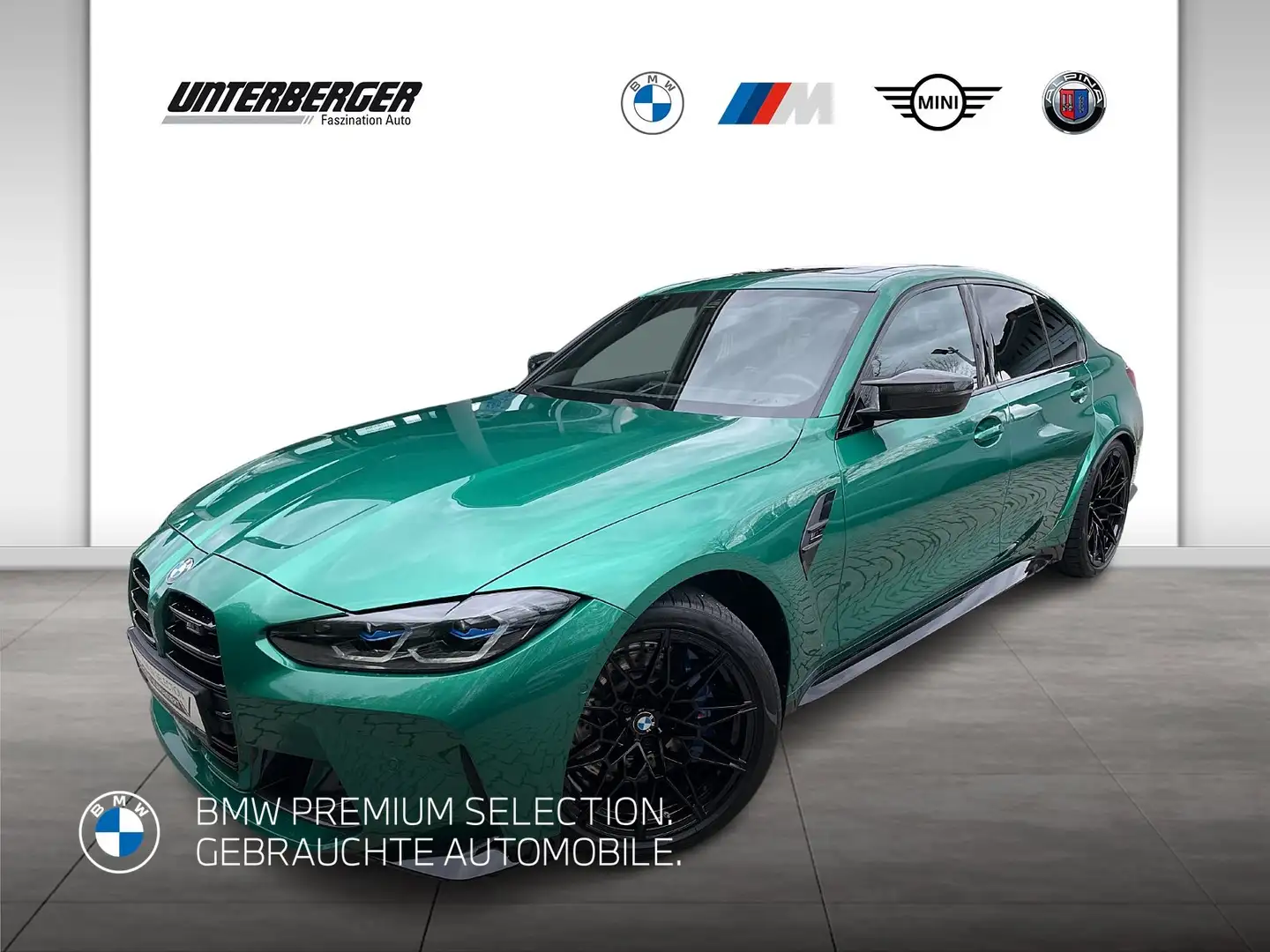 BMW M3 Competition M xDrive-M Carbon Schalensitze-Glasdac Зелений - 1