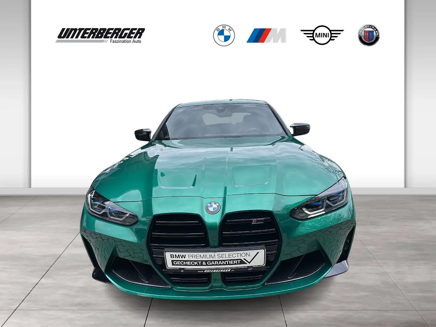 BMW M3 Competition M xDrive-M Carbon Schalensitze-Glasdac Зелений - 2