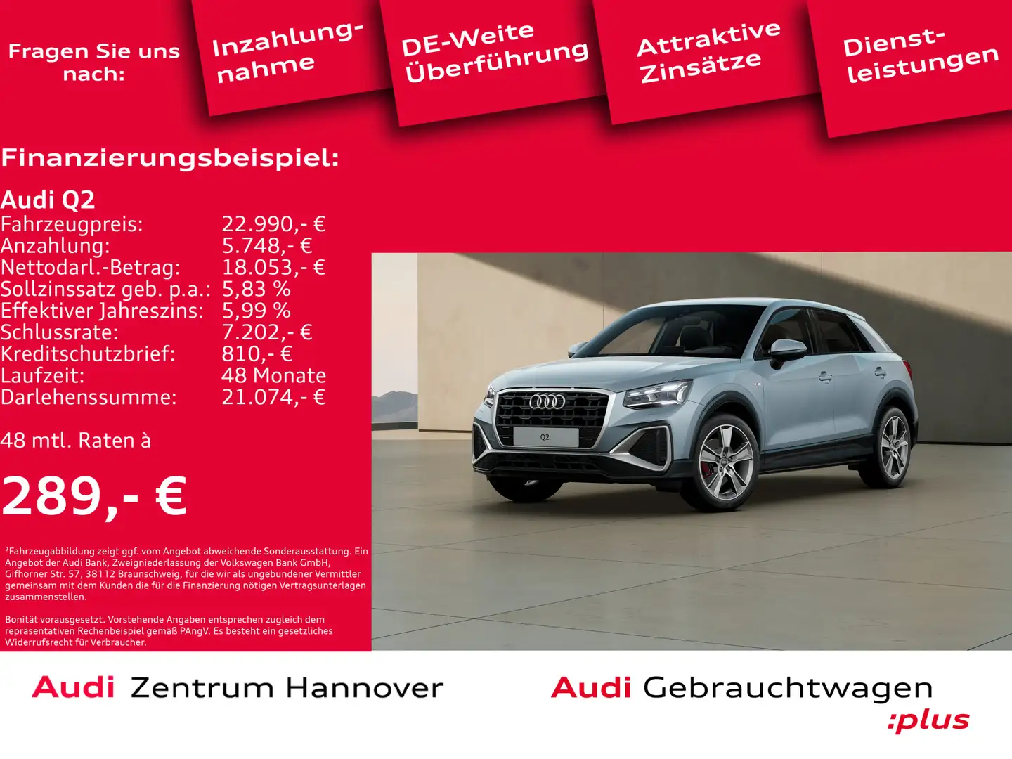 Audi Q2 35 TFSI S line Matrix AHK Navi Kamera Grey - 2