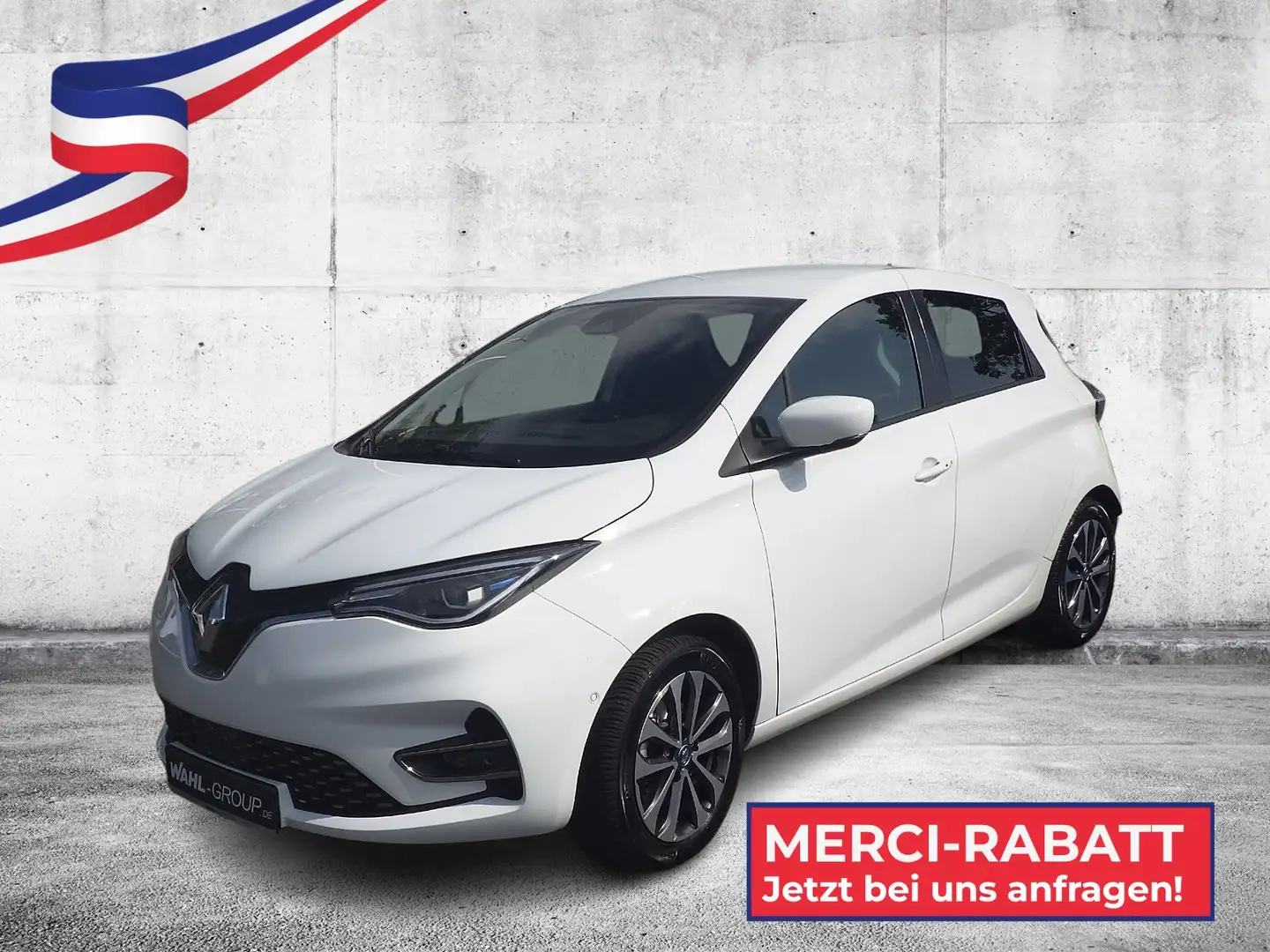 Renault ZOE Intens ZE50 R135 inkl. Batterie Mit 2x Kabel Blanc - 1