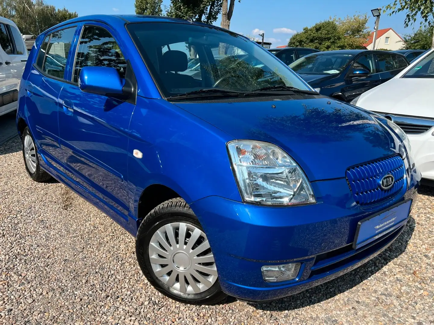 Kia Picanto 1.1 EX*1.HD*Klima*SHZ*48.TKM*TÜV NEU Blau - 1