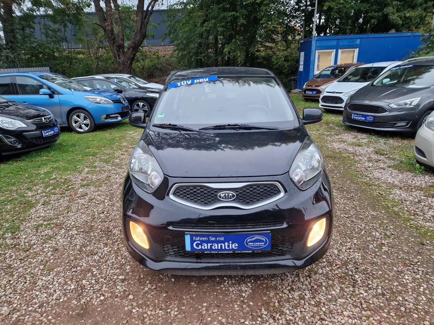 Kia Picanto 1.0 Klima 94Tkm Scheckh 2Hnd TÜV+Inspektion NEU Schwarz - 2