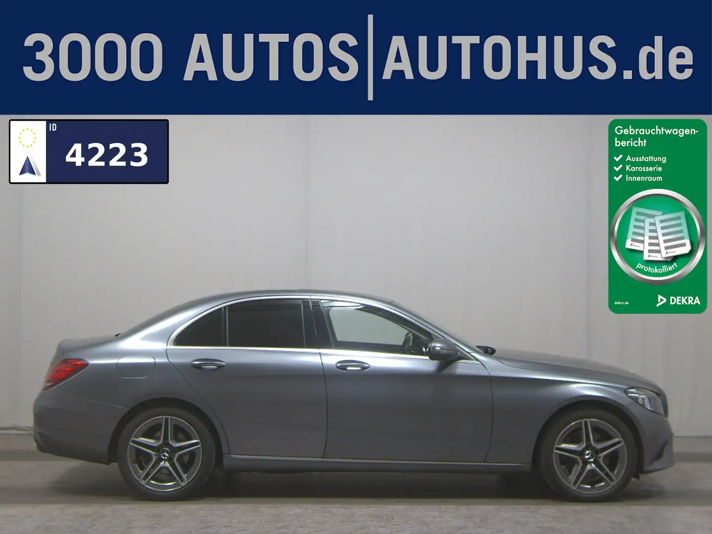 Mercedes-Benz C 300 Avantgarde Airm. Navi Multibeam GSD StHzg Grau - 1