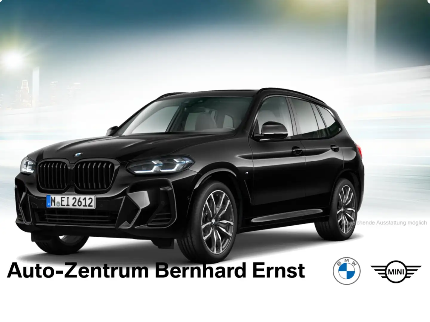 BMW X3 xDrive20d M Sport LASER PANO AHK DAB 20" Noir - 2