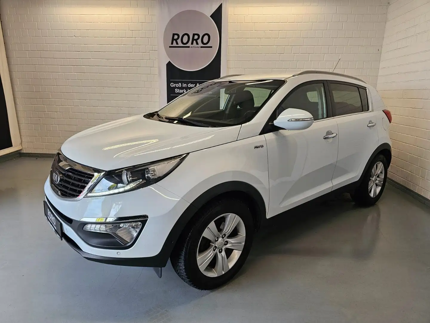 Kia Sportage 2.0 CRDi Dream Team 4WD+LED/TMP/2xKLIMA Blanc - 2