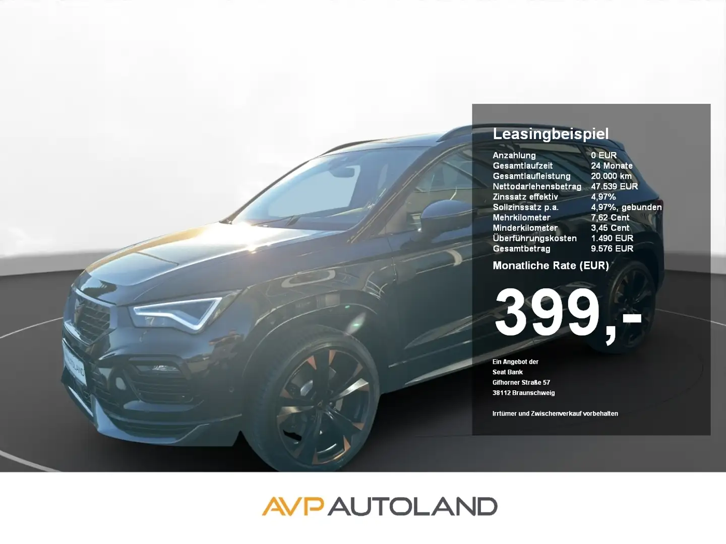 CUPRA Ateca 2.0 TSI DSG 4Drive VZ Akrapovic Schwarz - 1