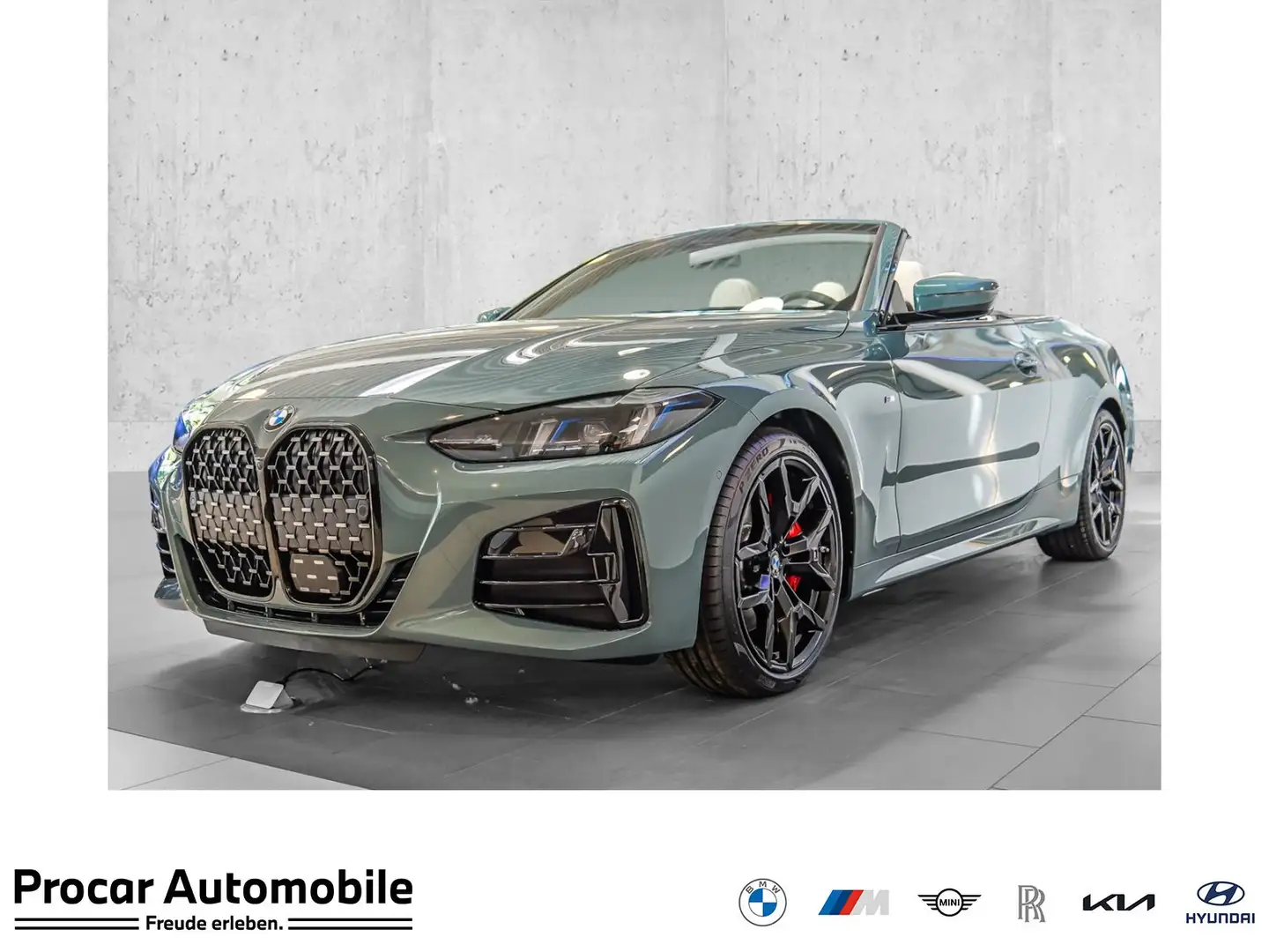 BMW 430 i xDrive Cabrio M SPORT PRO HUD+AHK+H/K+STANDHZG.+ Verde - 1