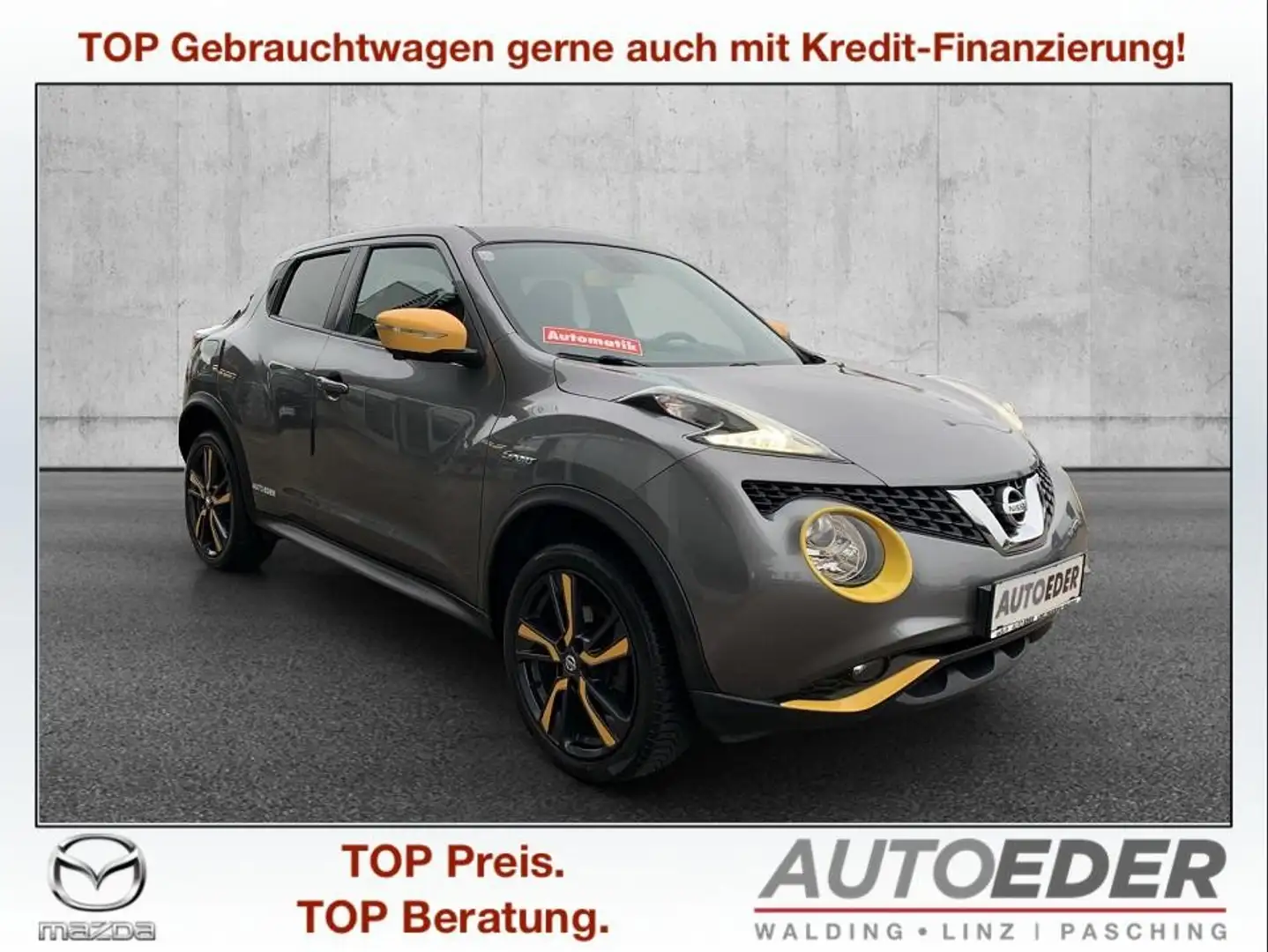 Nissan Juke 1,6 Acenta Aut. Grau - 1