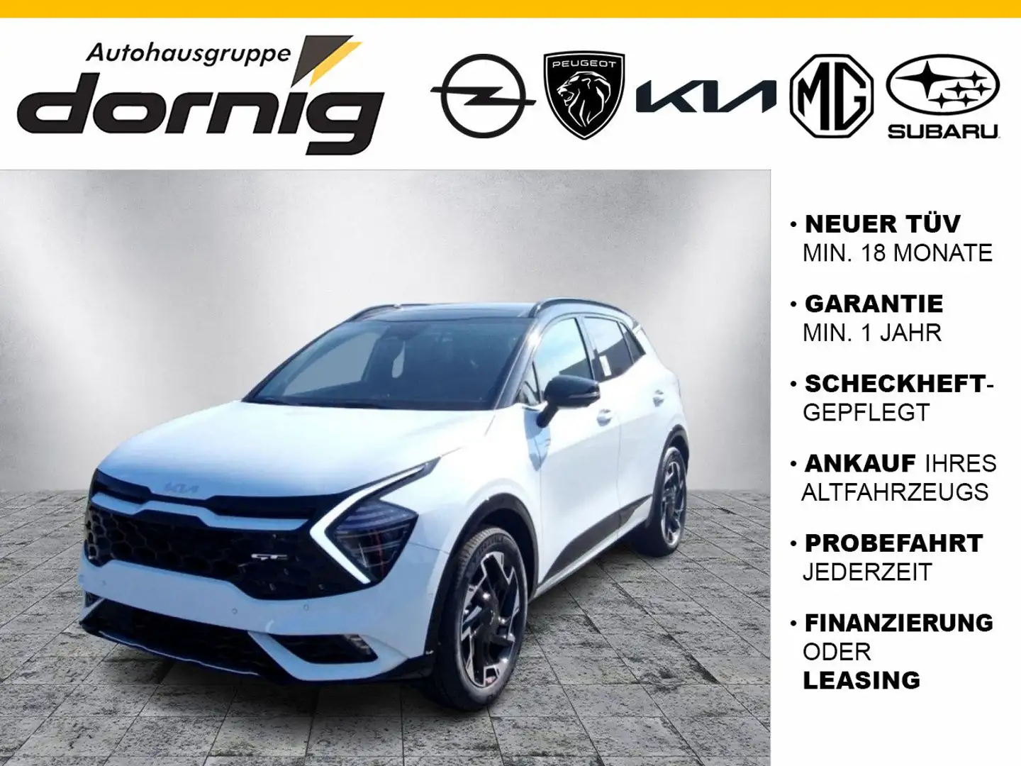 Kia Sportage 1.6T-GDi PHEV GT-Line Weiß - 1