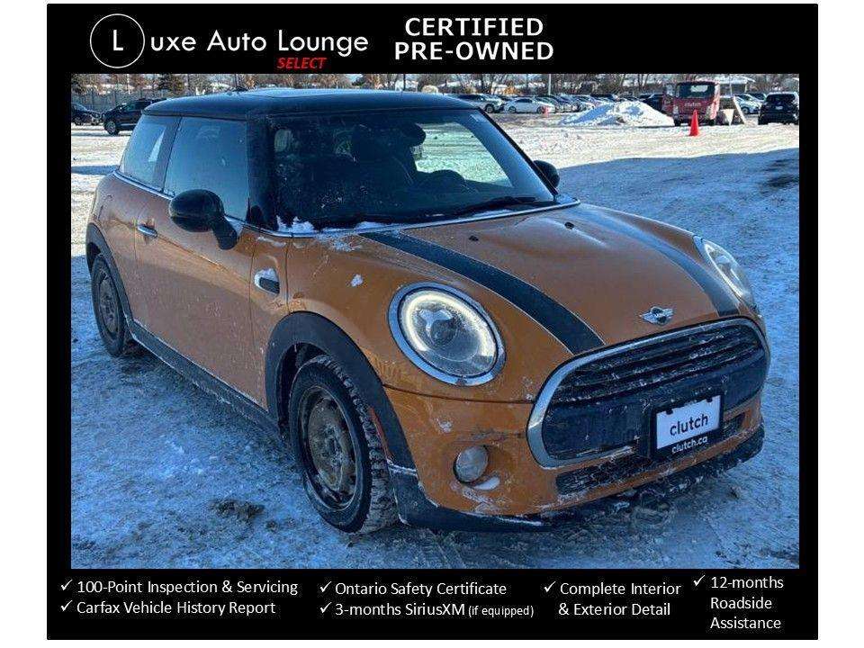 2017 MINI 3 Door AUTO, LEATHER, SUNROOF, HARMAN KARDON STEREO!