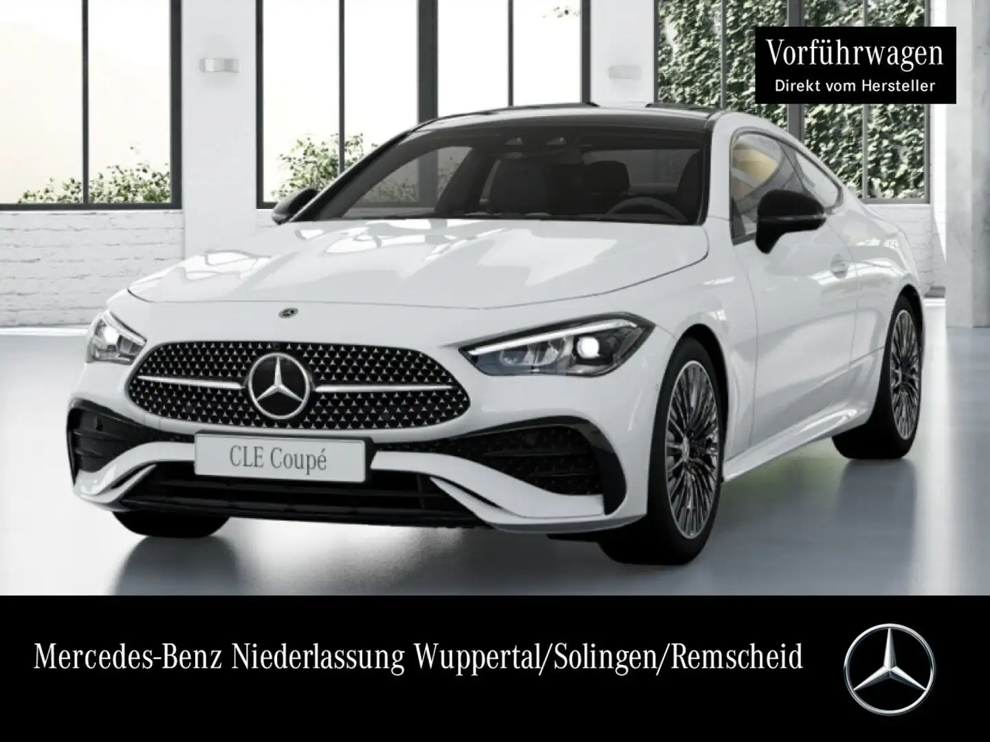 Mercedes-Benz CLE 200 AMG+NIGHT+PANO+360+AHK+LED+KEYLESS+9G Alb - 1