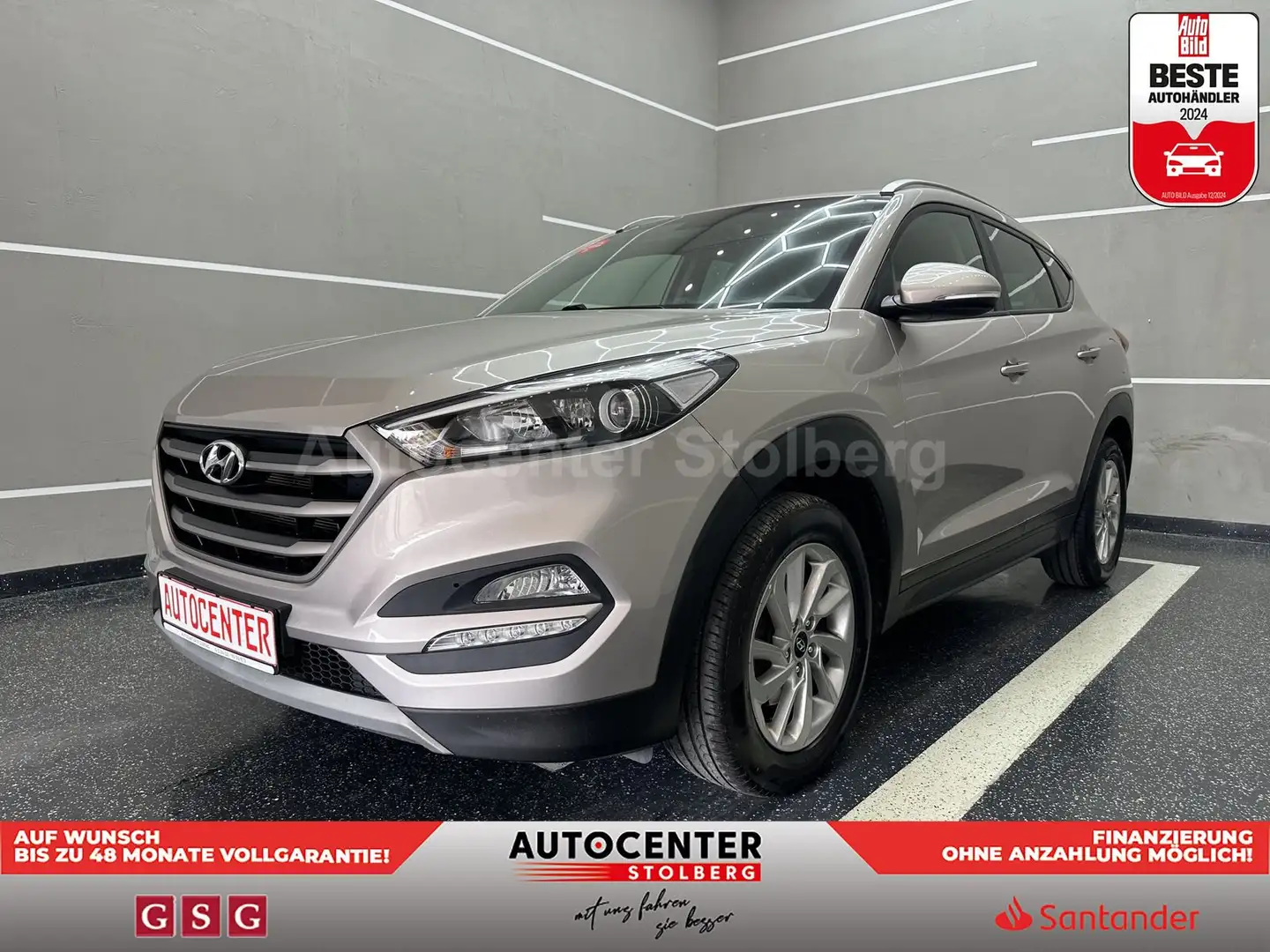 Hyundai TUCSON Trend 4WD "1 HAND-NAVI-CAM-SITZH-KLIMA" Beige - 1