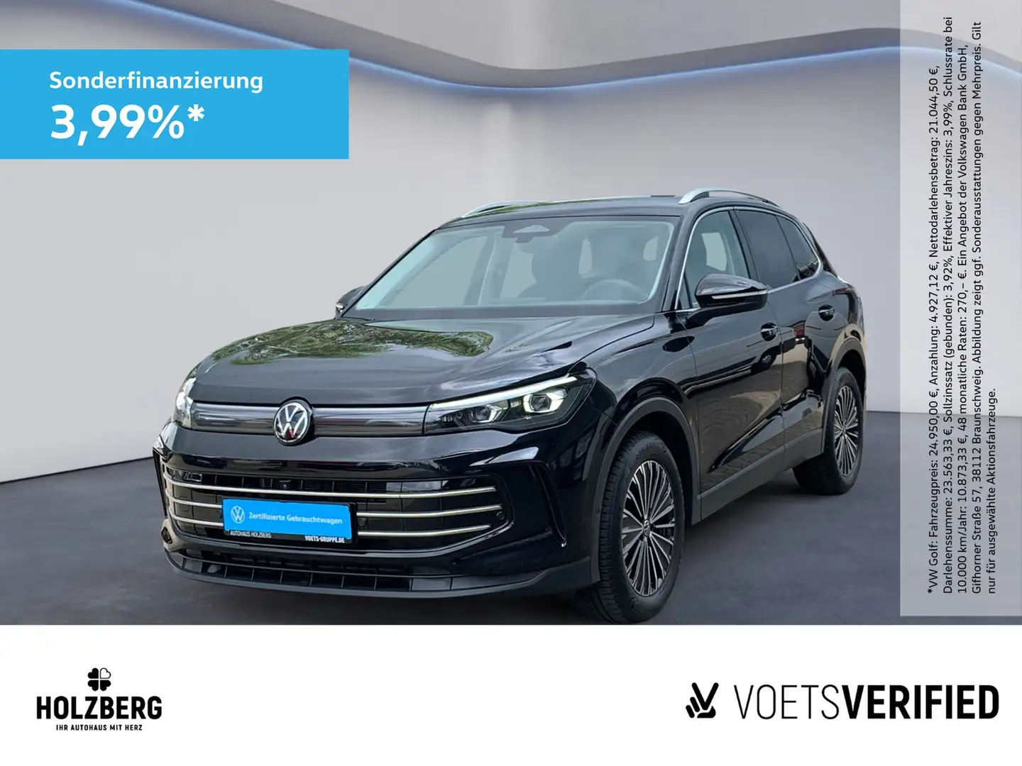 Volkswagen Tiguan Elegance 1.5 eTSI DSG AHK+IQ+GJR+NAVI Nero - 1