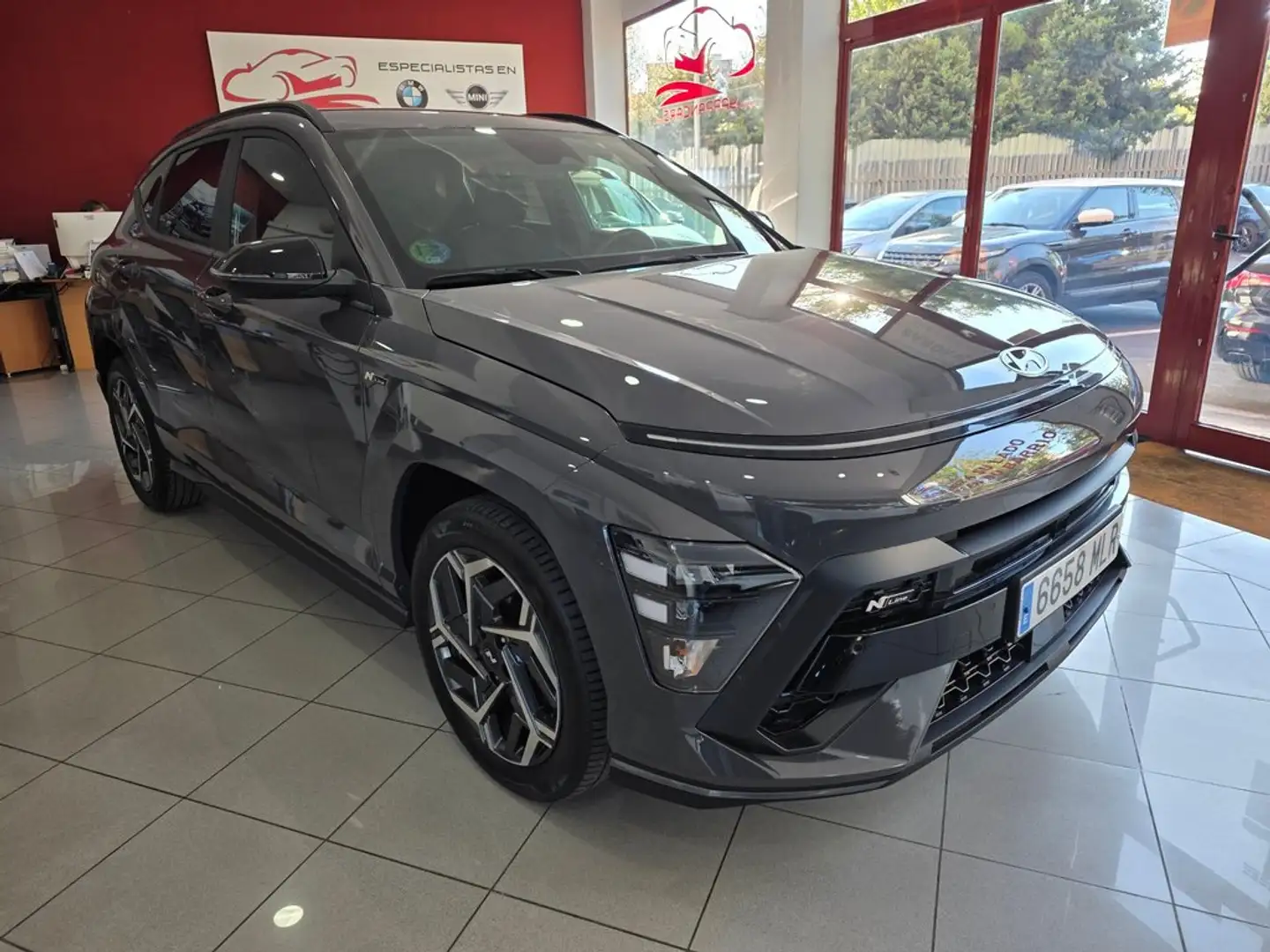 Hyundai KONA 1.0 TGDI 48V N Line Gris - 1