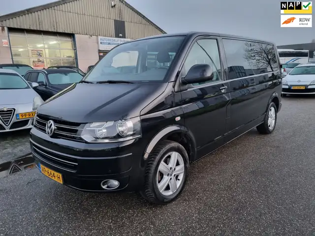 Volkswagen Transporter 2.0 TDI L2H1 DC 140pk Aut. Airco Bj:2015 NAP!
