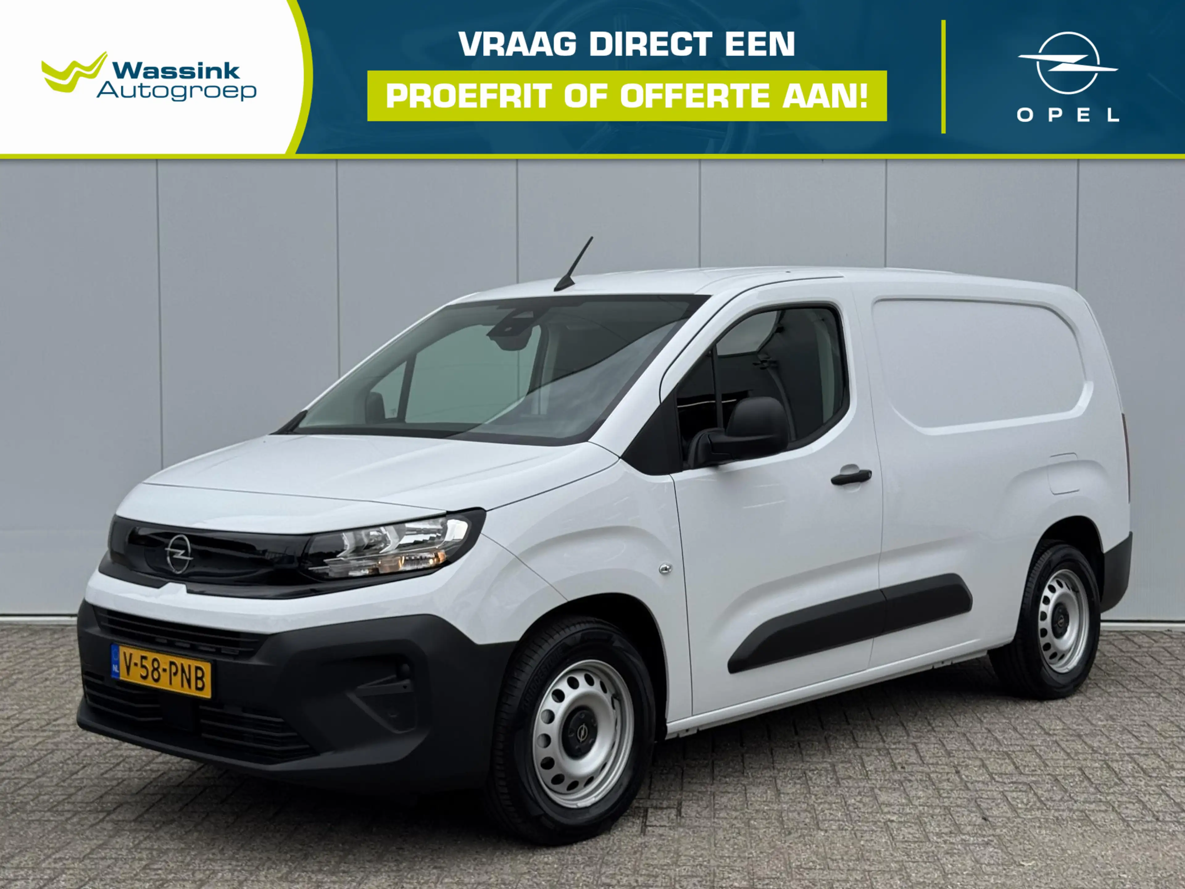 Opel Combo-e Electric 136 L2 50kWh | Parkeersensoren | Airco |