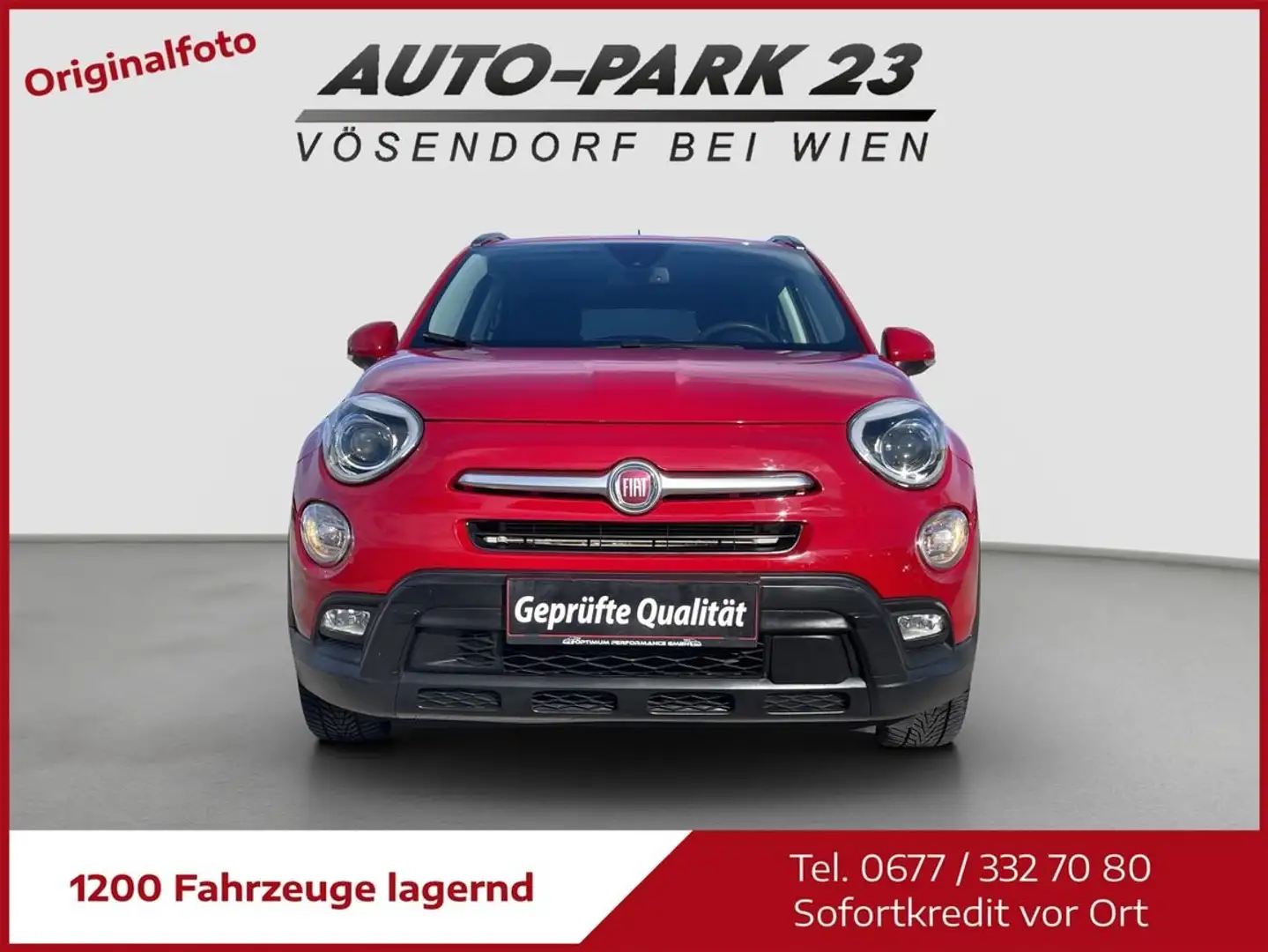 Fiat 500X 500X 2,0DIESEL ALLRAD Cross Plus Aut.*NAVI*MOD2016 Rot - 2
