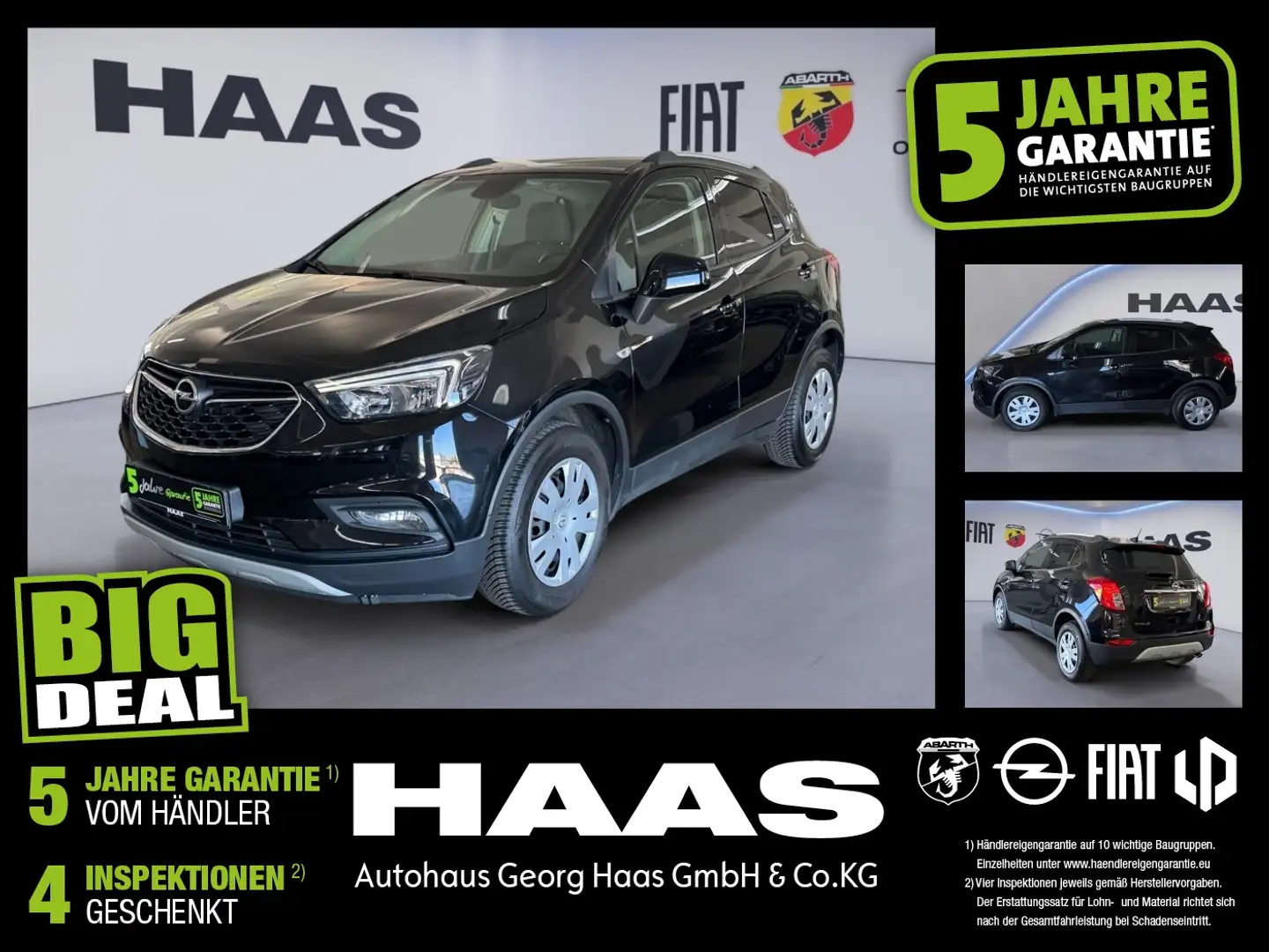 Opel Mokka X 1.4 Turbo Klimaanlage, Freisprechanlage Zwart - 1